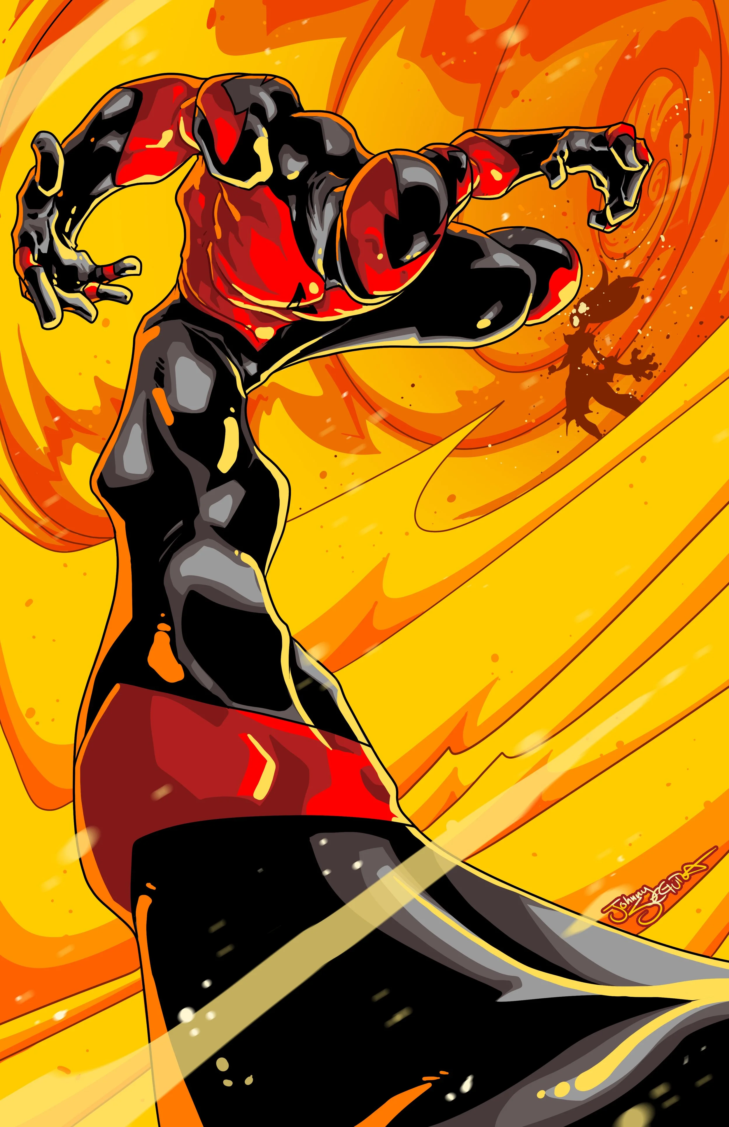 VANISH #1 PINUP (RED & BLACK SUIT)