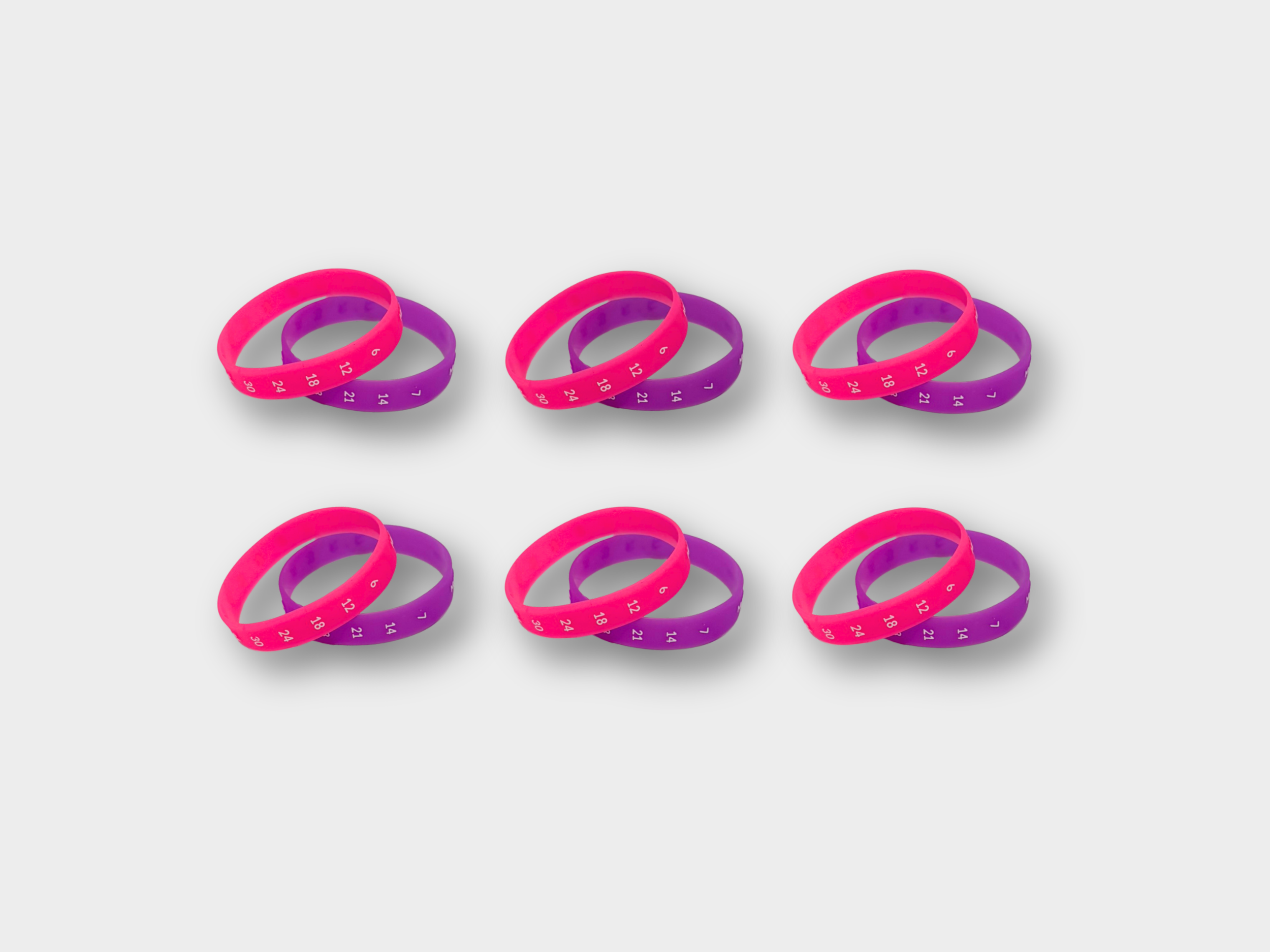 Skip Counting 6-7: Classroom Set (12 Bands)