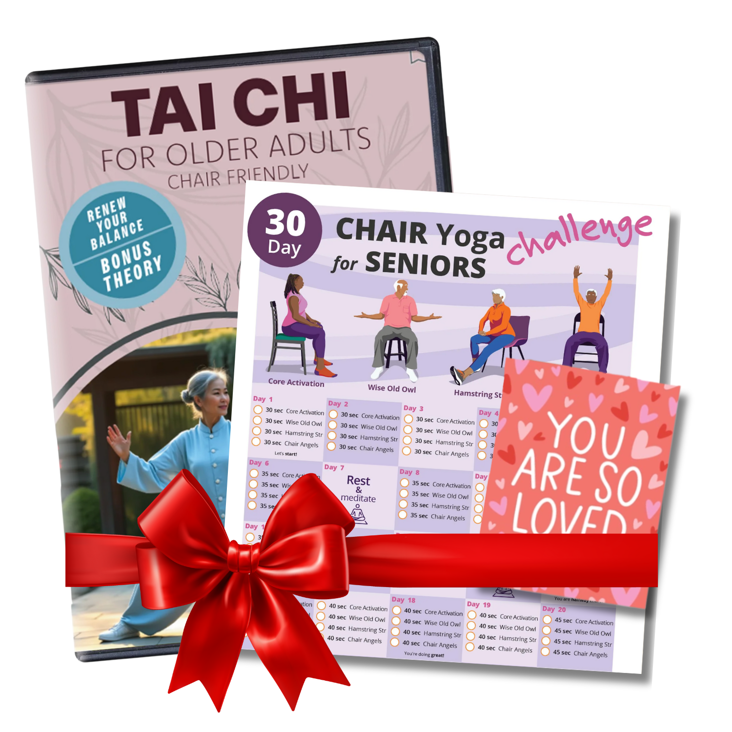 Chair Tai Chi & Yoga Collection for Seniors 55+ DVD Top Rated Programs