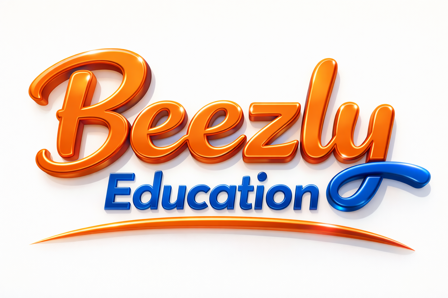 Colorful logo for Beezy Education with orange, blue, and white colors.