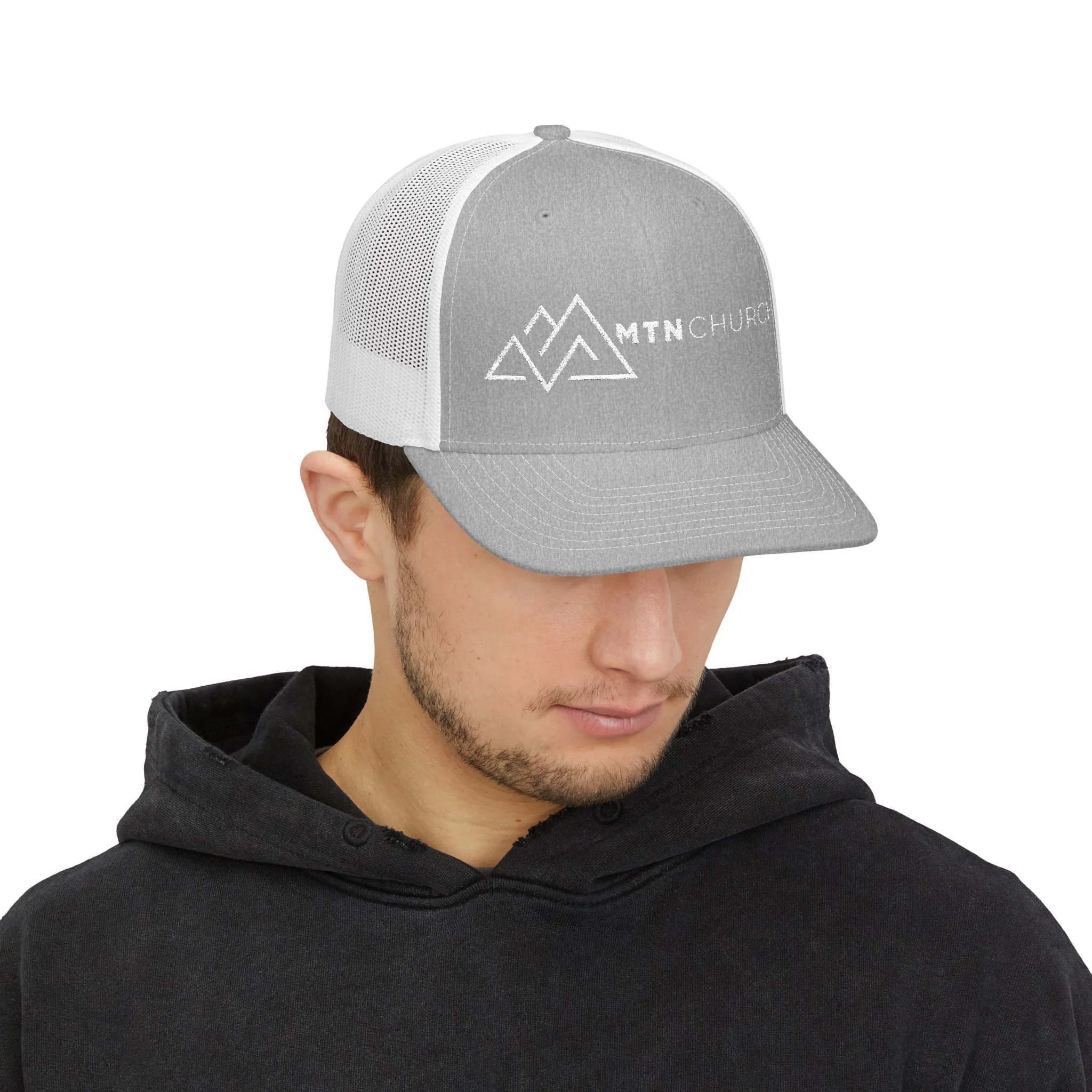 MTN CHURCH Embroidered Trucker Hat — Snapback