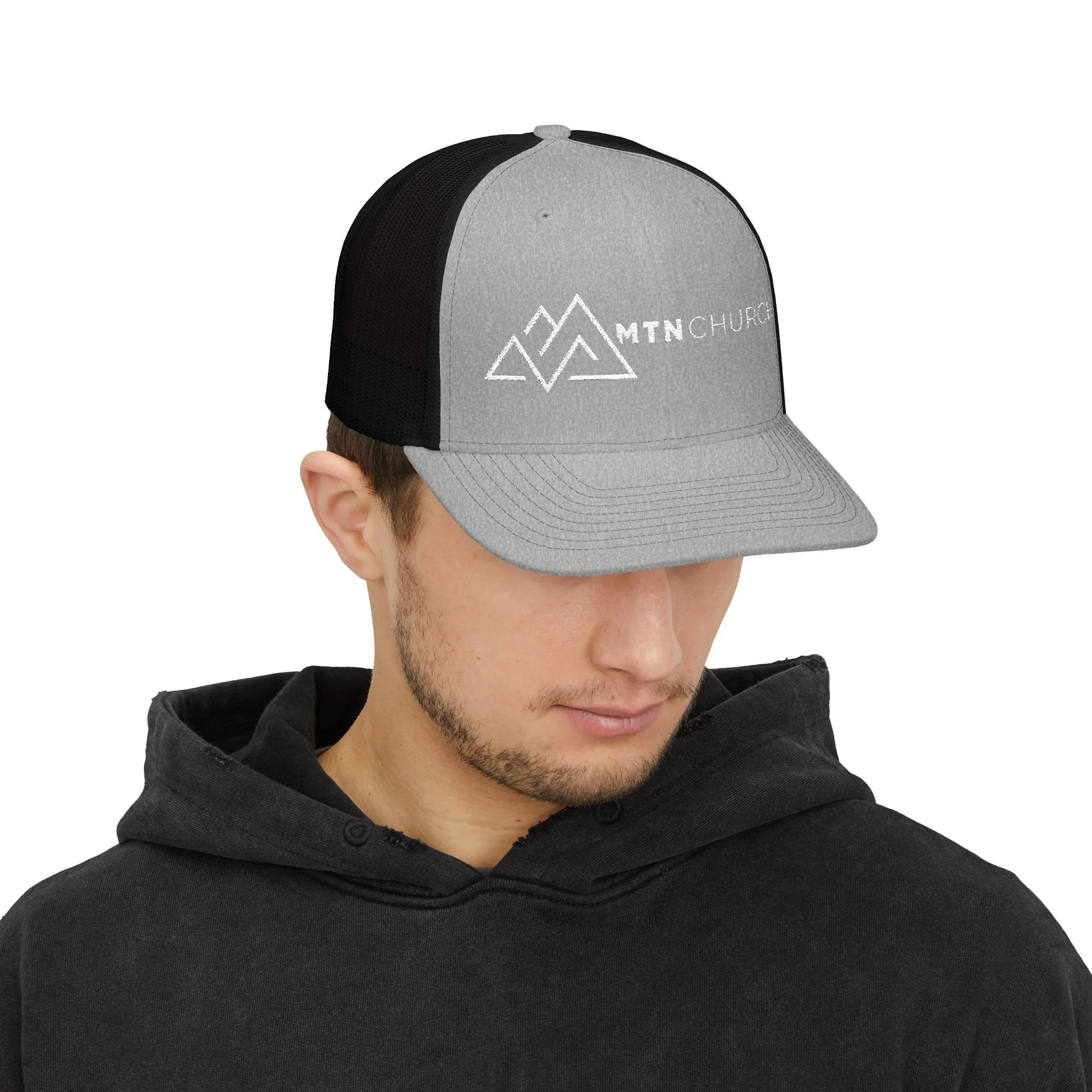MTN CHURCH Embroidered Trucker Hat — Snapback