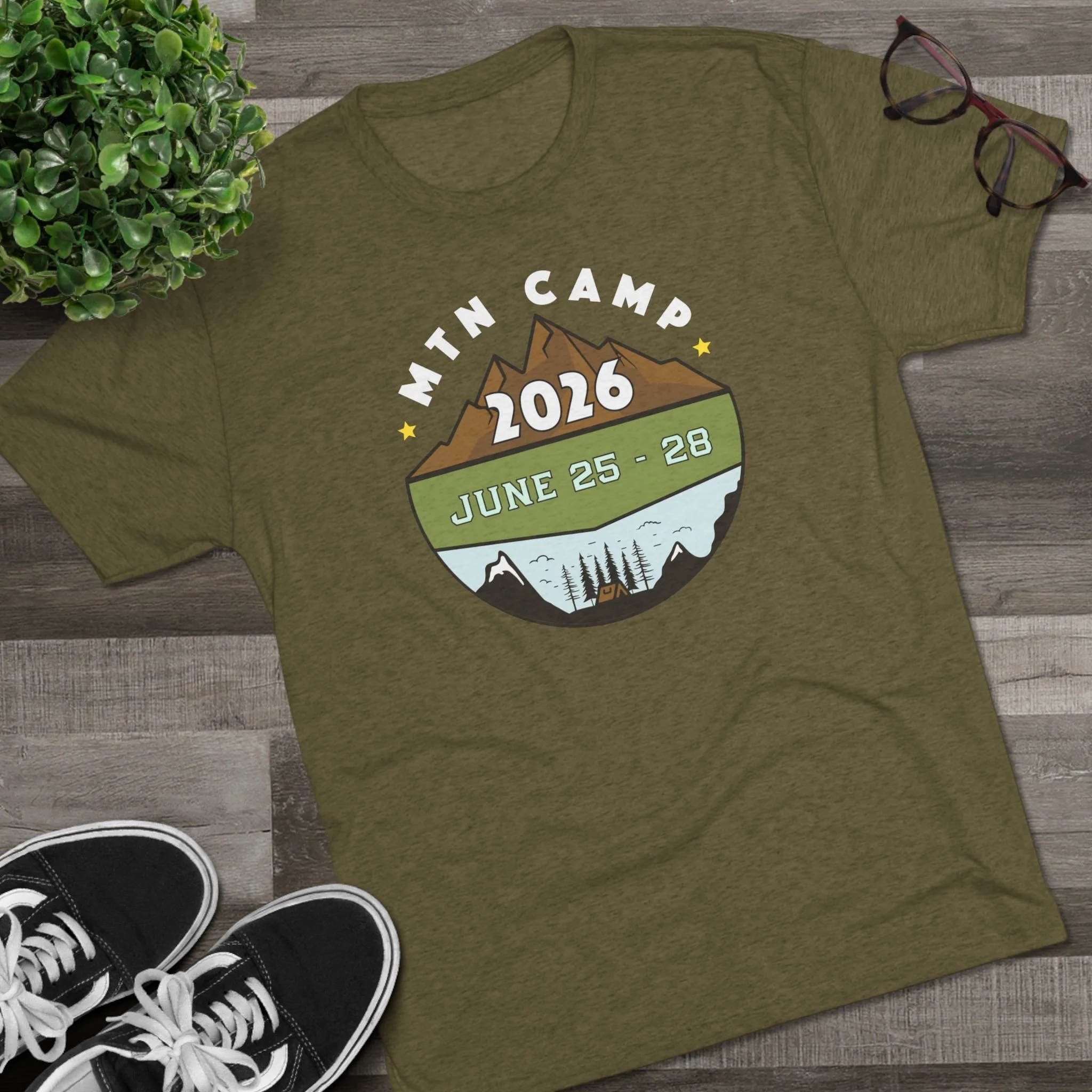 MTN Camp 2026 Unisex Tri-Blend Crew T-Shirt