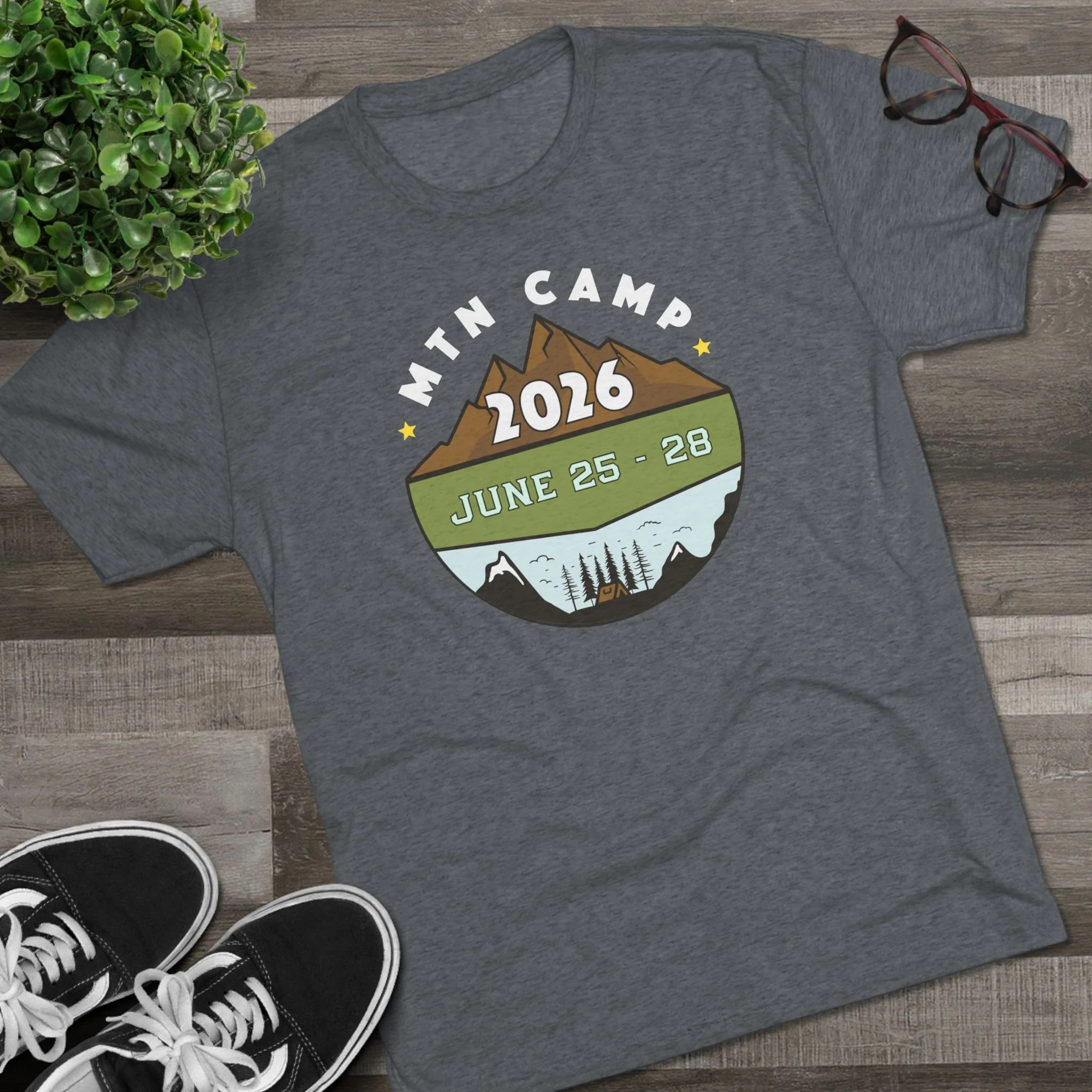 MTN Camp 2026 Unisex Tri-Blend Crew T-Shirt