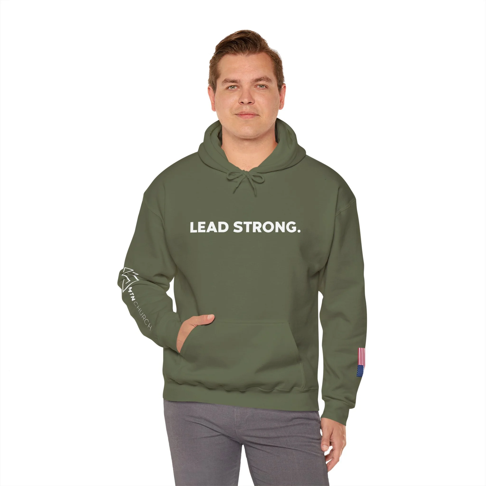 Men's LEAD STRONG Printed Hoodie