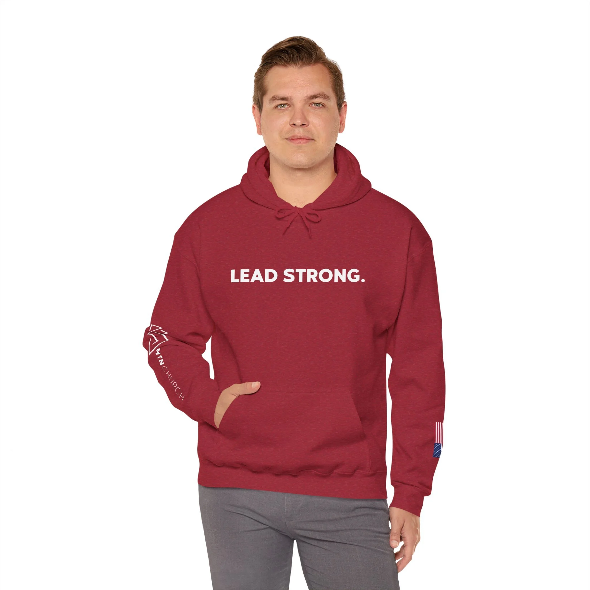 Men's LEAD STRONG Printed Hoodie