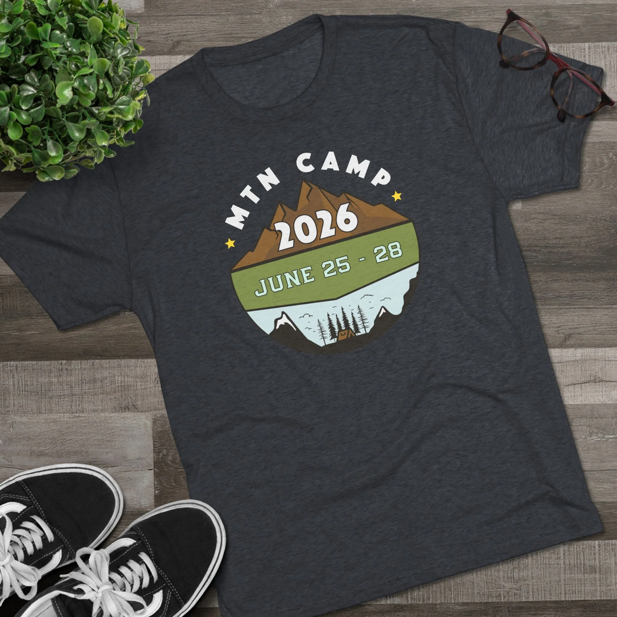MTN Camp 2026 Unisex Tri-Blend Crew T-Shirt