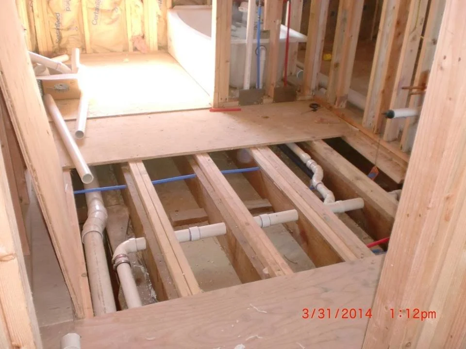 21 Plumbing for main bath in second floor.jpg