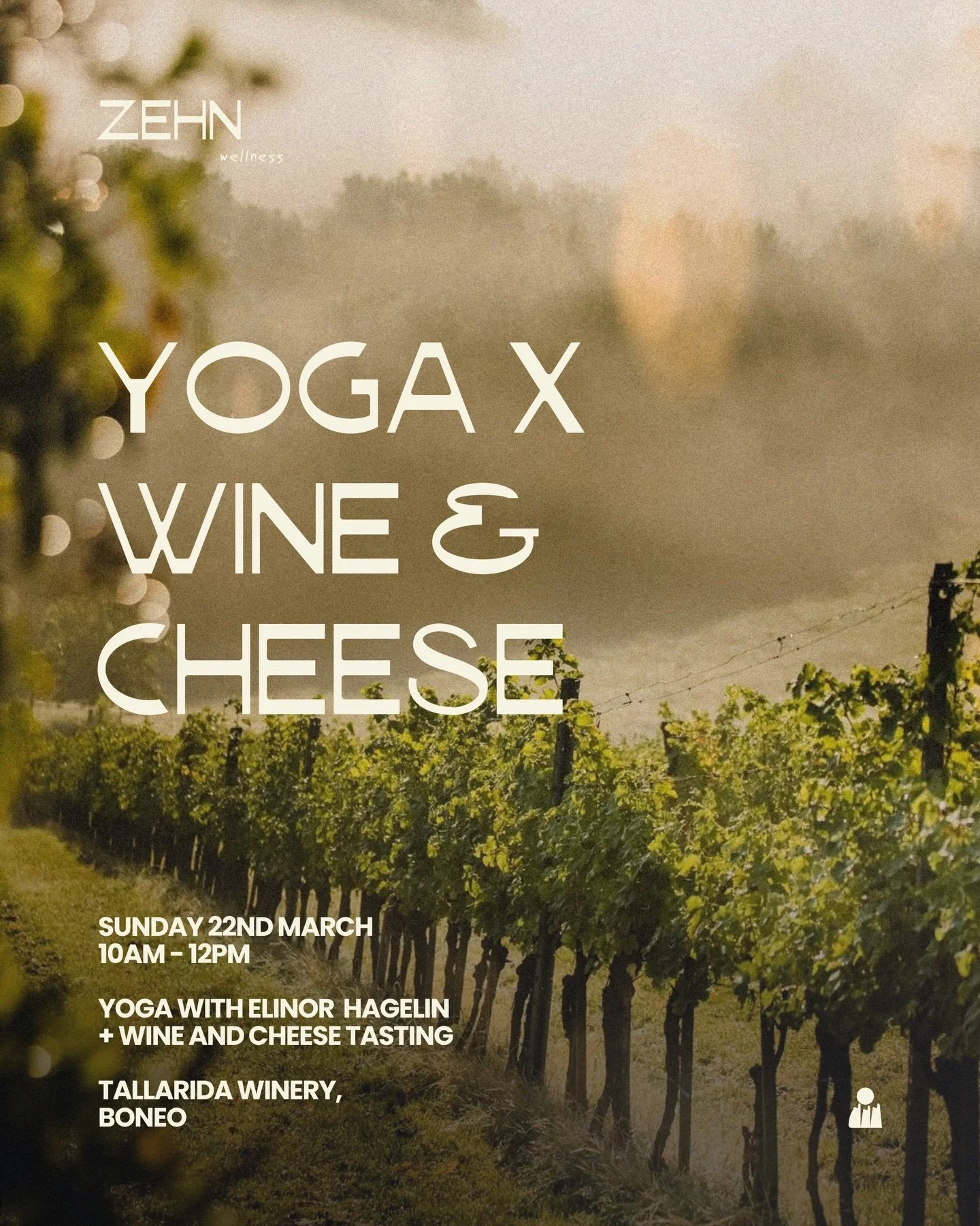 @zehnwellness x @tallaridawinery 🍷 We found a way to make yoga even better.

Roll your mat out next to the vines, move slowly, breathe deeply, and try not to think about the wine waiting after savasana

@restorewithelinor guides you through a gentle