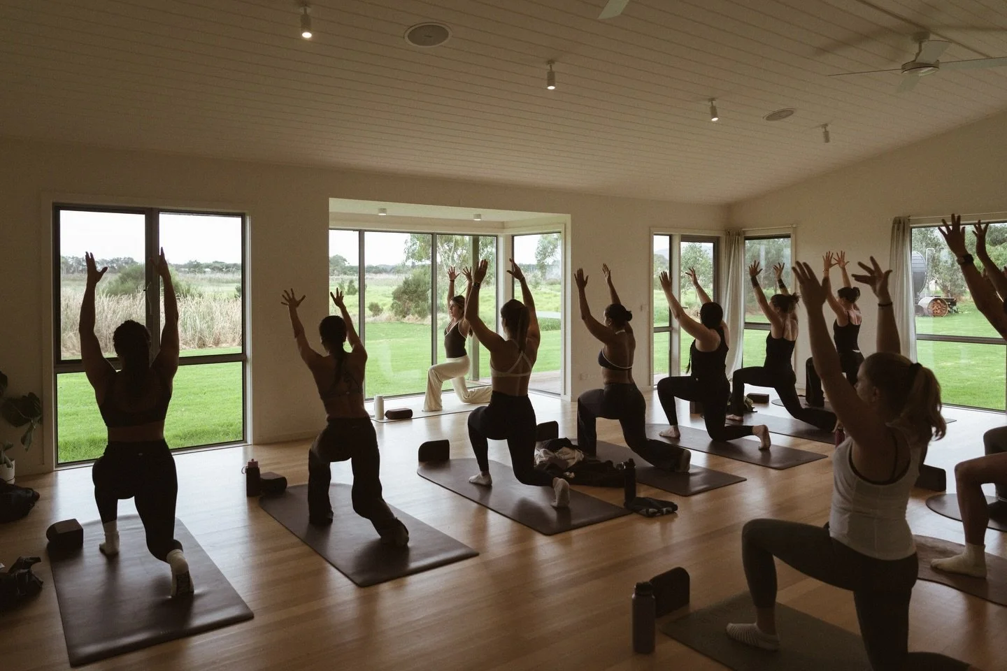 Wrapped up a big weekend in the studio ☕️ @natpilates_ led our Pilates x Sauna x Ice event on Saturday

On Sunday @restorewithelinor took us through a Slow Flow and filmed some new videos for launch day on May 2nd at @wavesfarm.mp 

Not long now!! Jo