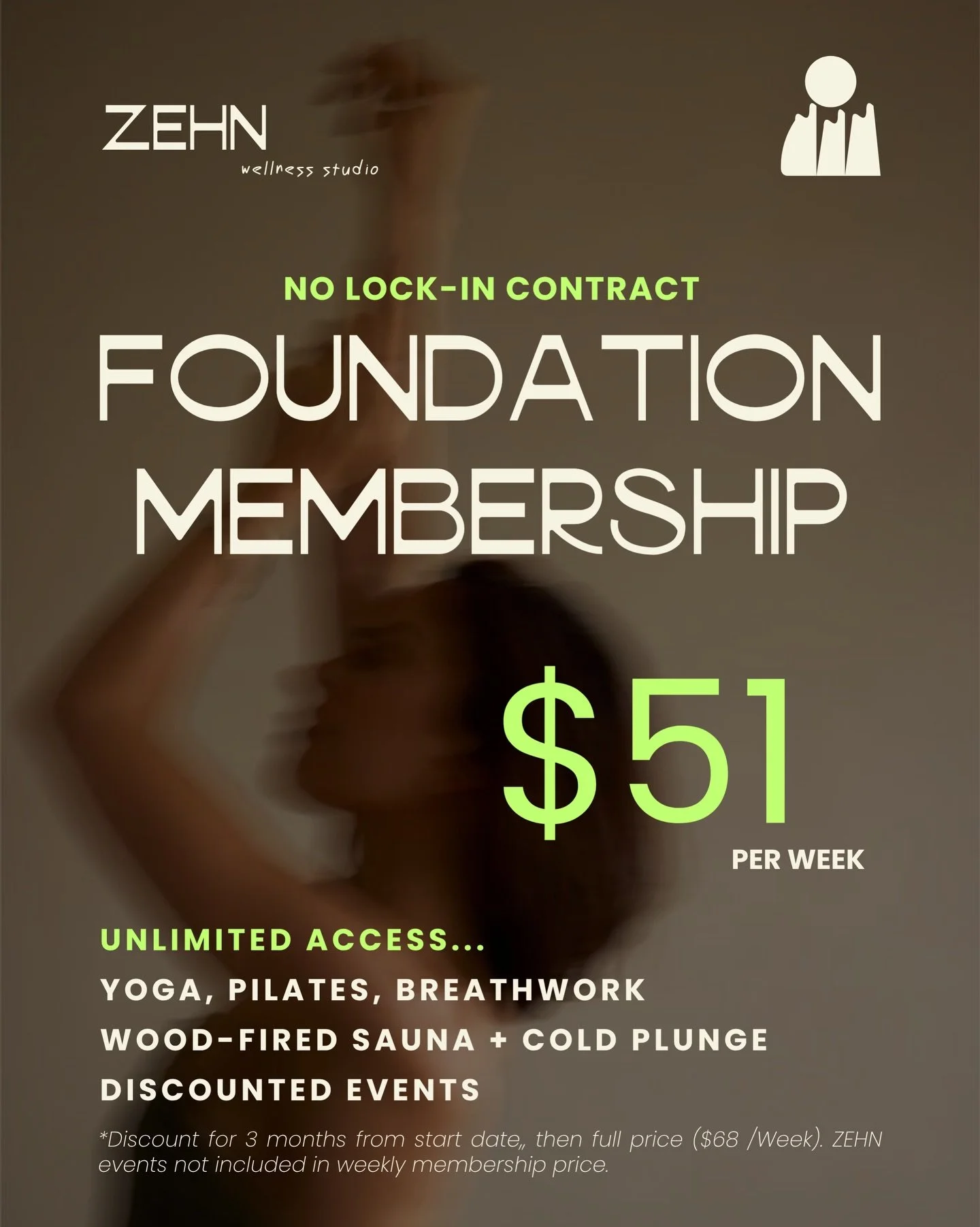 Welcome to your new home away from home 🔥🌻

Independently owned and thoughtfully created for our community, we built a NEW space for you to move, sweat, connect, and disconnect from the chaos of modern day society. 

What is included in your unlimi