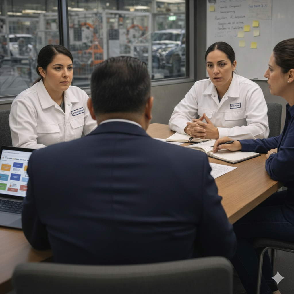 Consultor experto de Global Tier Consulting listo para brindar asesoría técnica y soluciones en calidad y operaciones industriales.