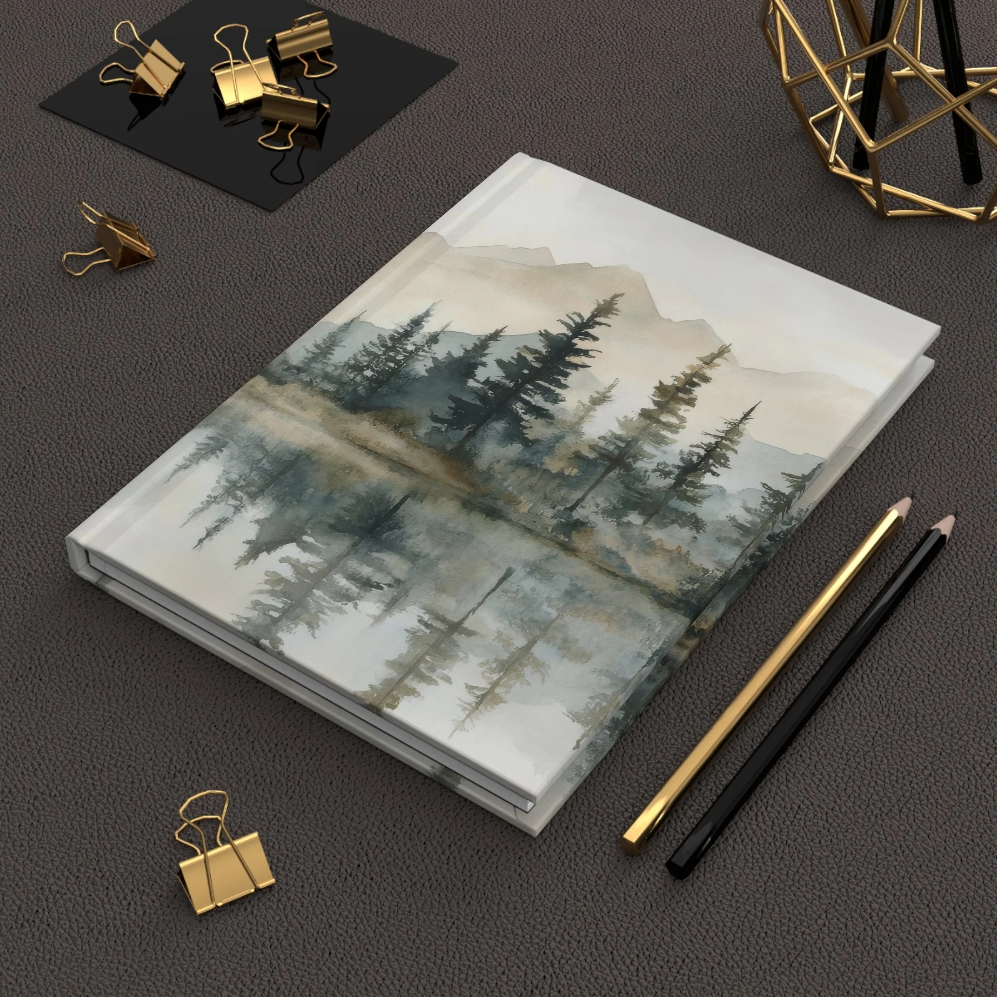 Mountain Lake Hardcover Journal
