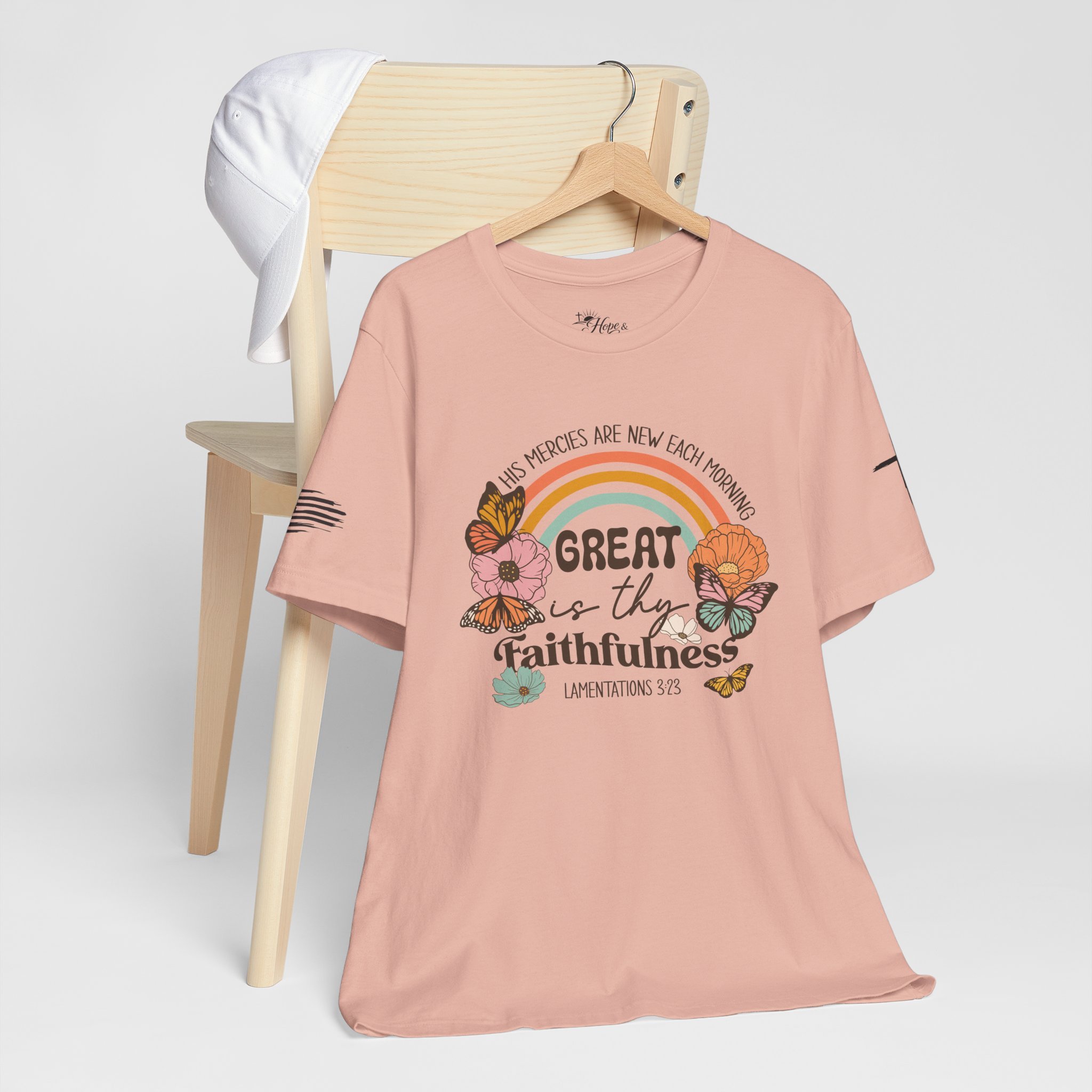 Great Is Thy Faithfulness T-Shirt — Lamentations 3:23