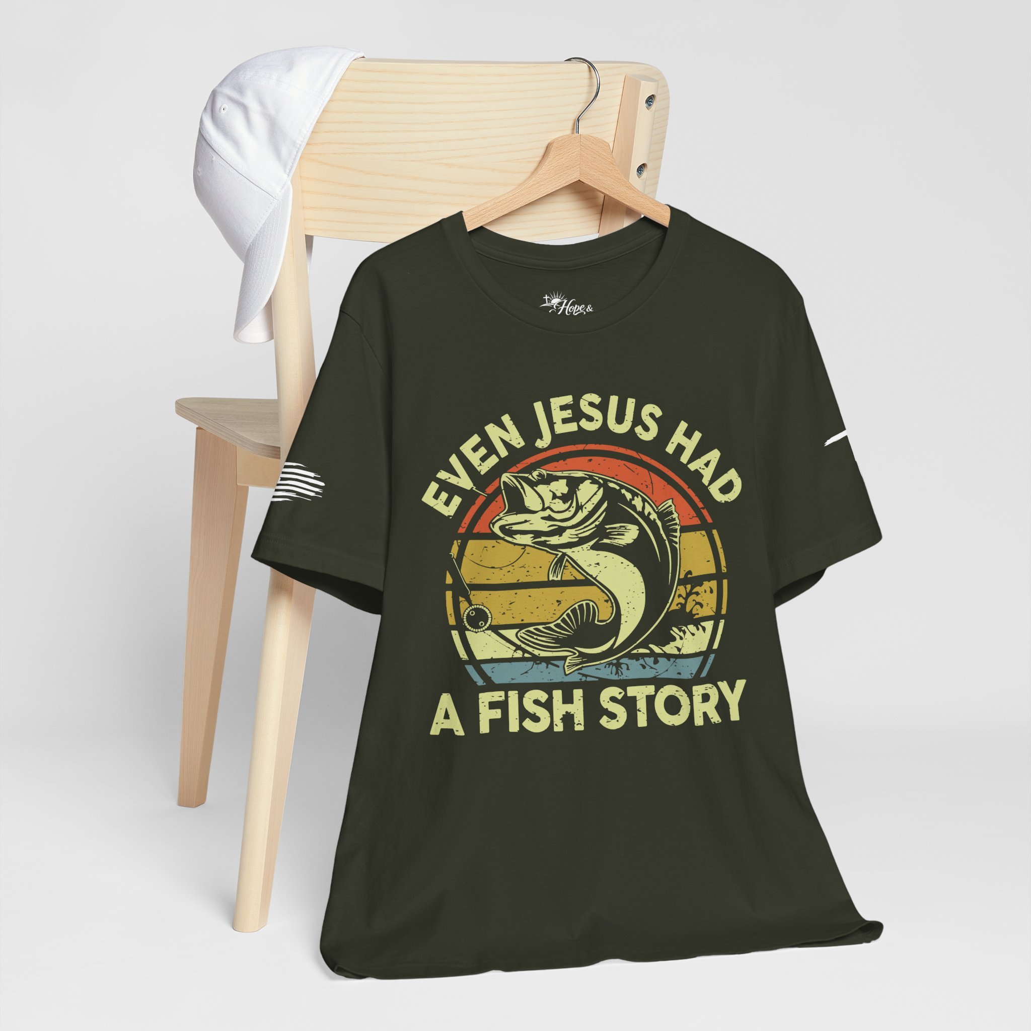 "Even Jesus Had a Fish Story" Vintage Tee