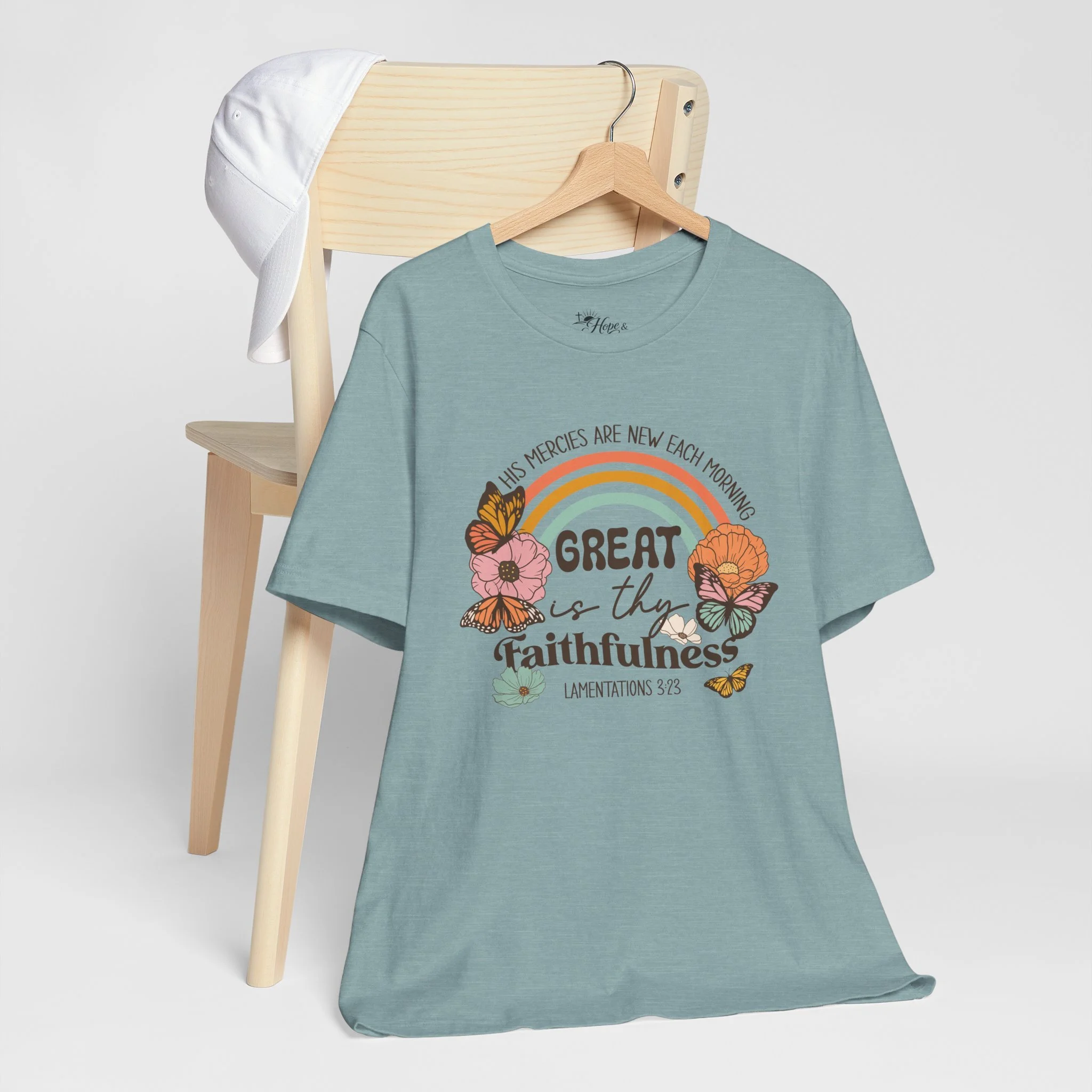 Great Is Thy Faithfulness T-Shirt — Lamentations 3:23
