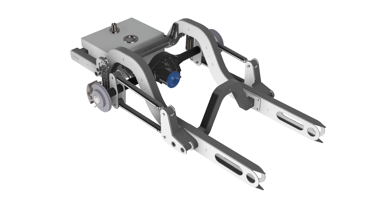 63-66 GM truck short bed coil over chassis clip.