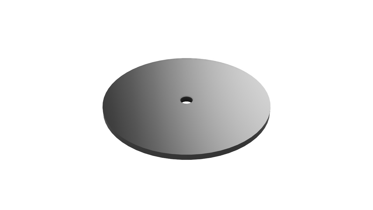 RE6 RE7 lower air bag plate circle