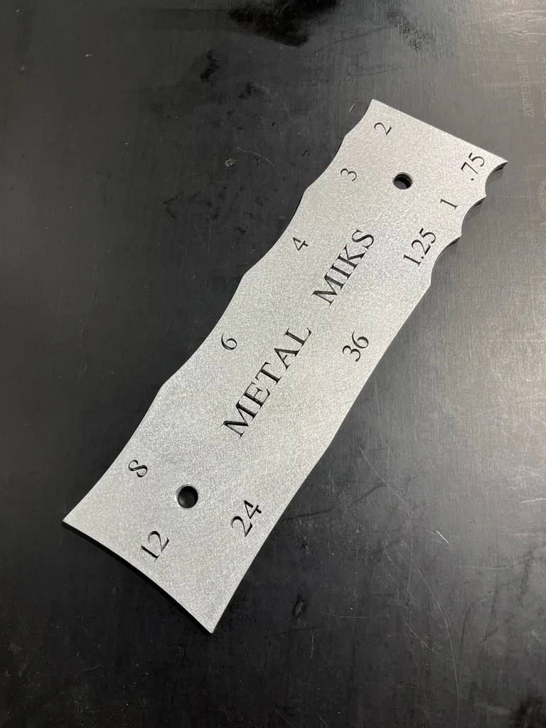 Metal Miks radius gauge