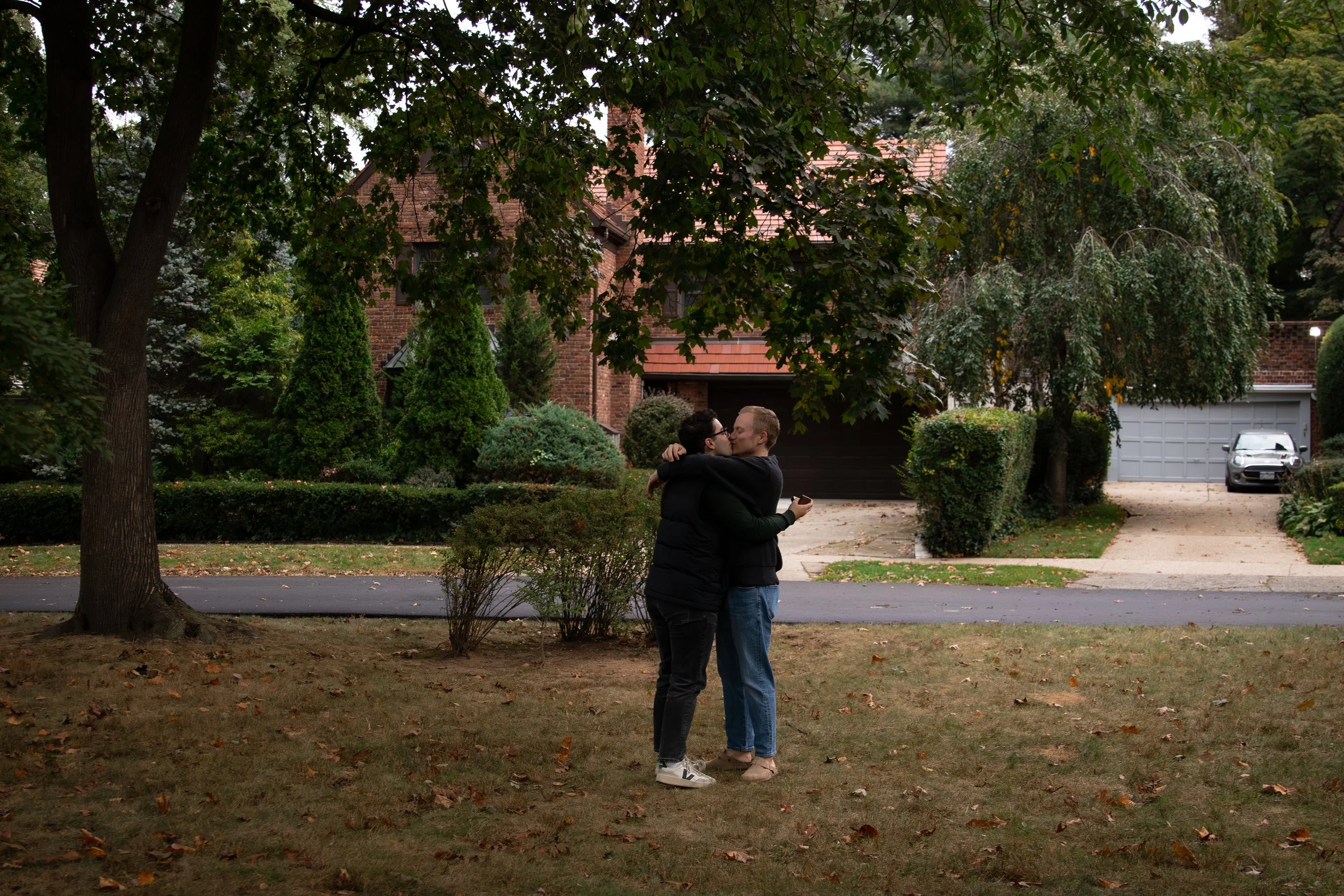 An intimate proposal in forest hills - jack &amp; josh