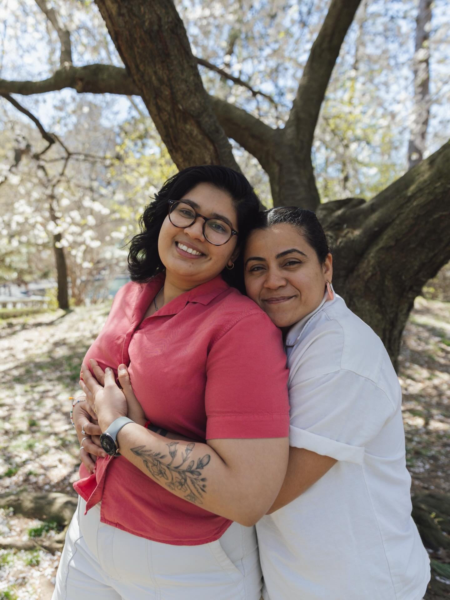 Cassy &amp; Esther in Central Park 🌸🤍