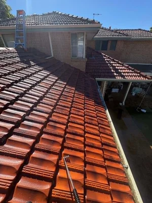 House washing after photo