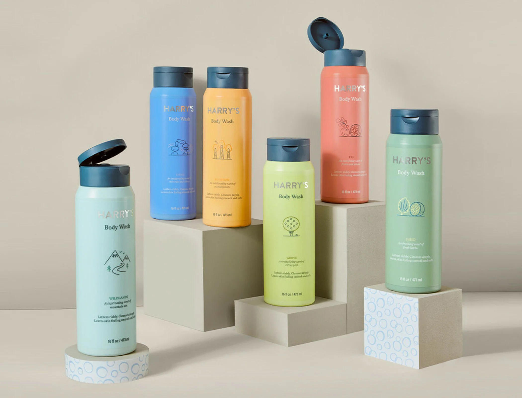 Harry's Body Wash Packaging Refresh