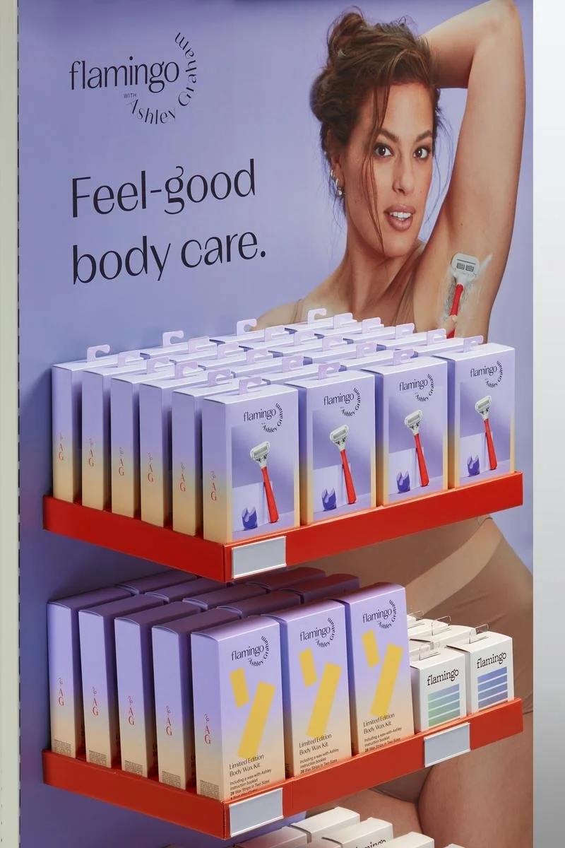 Flamingo x Ashley Graham Endcap at Target