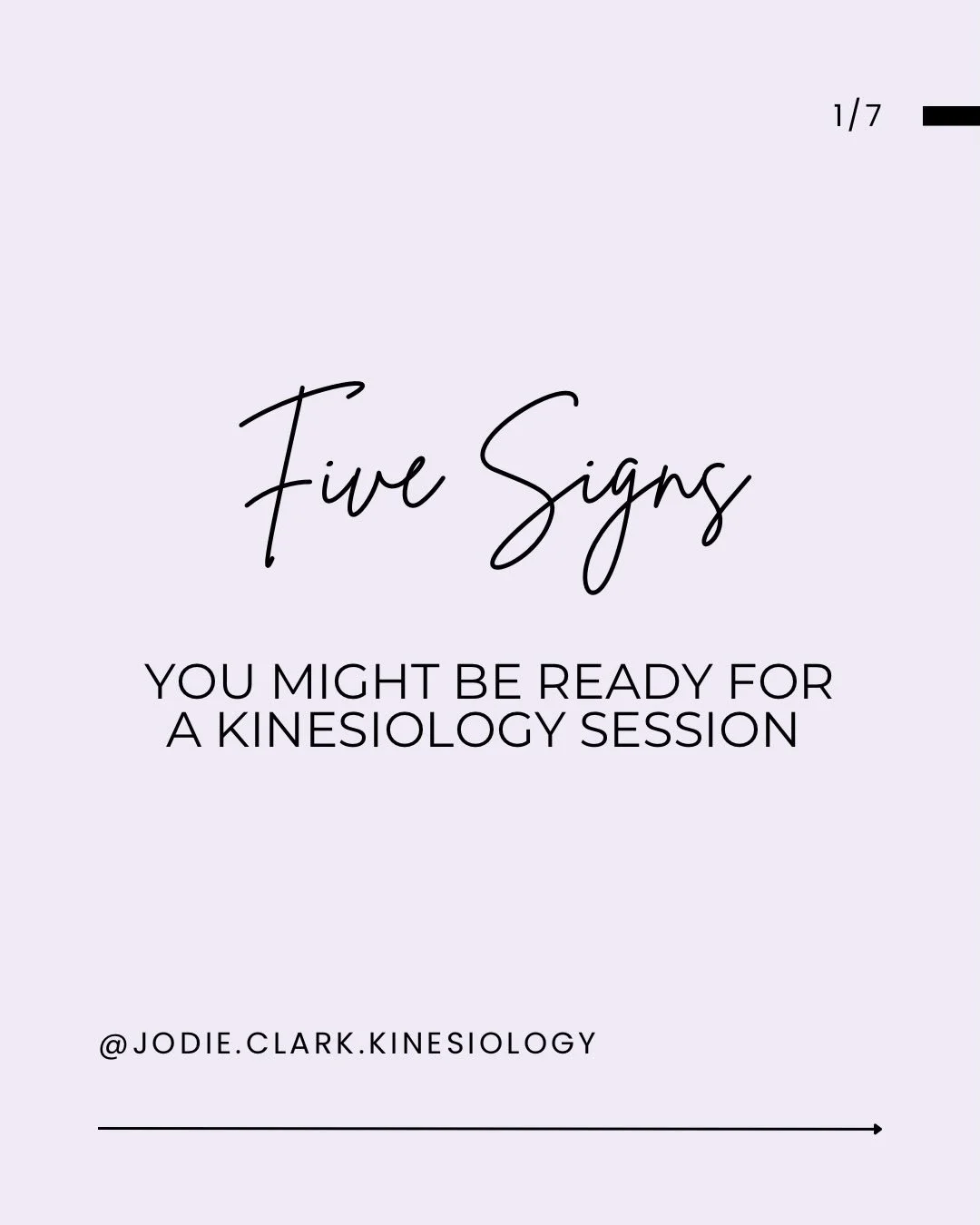 Five signs you might be ready for a Kinesiology Session

If you recognise yourself in any of these, you don&rsquo;t have to do this alone.

I&rsquo;m here when you&rsquo;re ready.

If you feel called, my bookings are available via link in bio.

#kine
