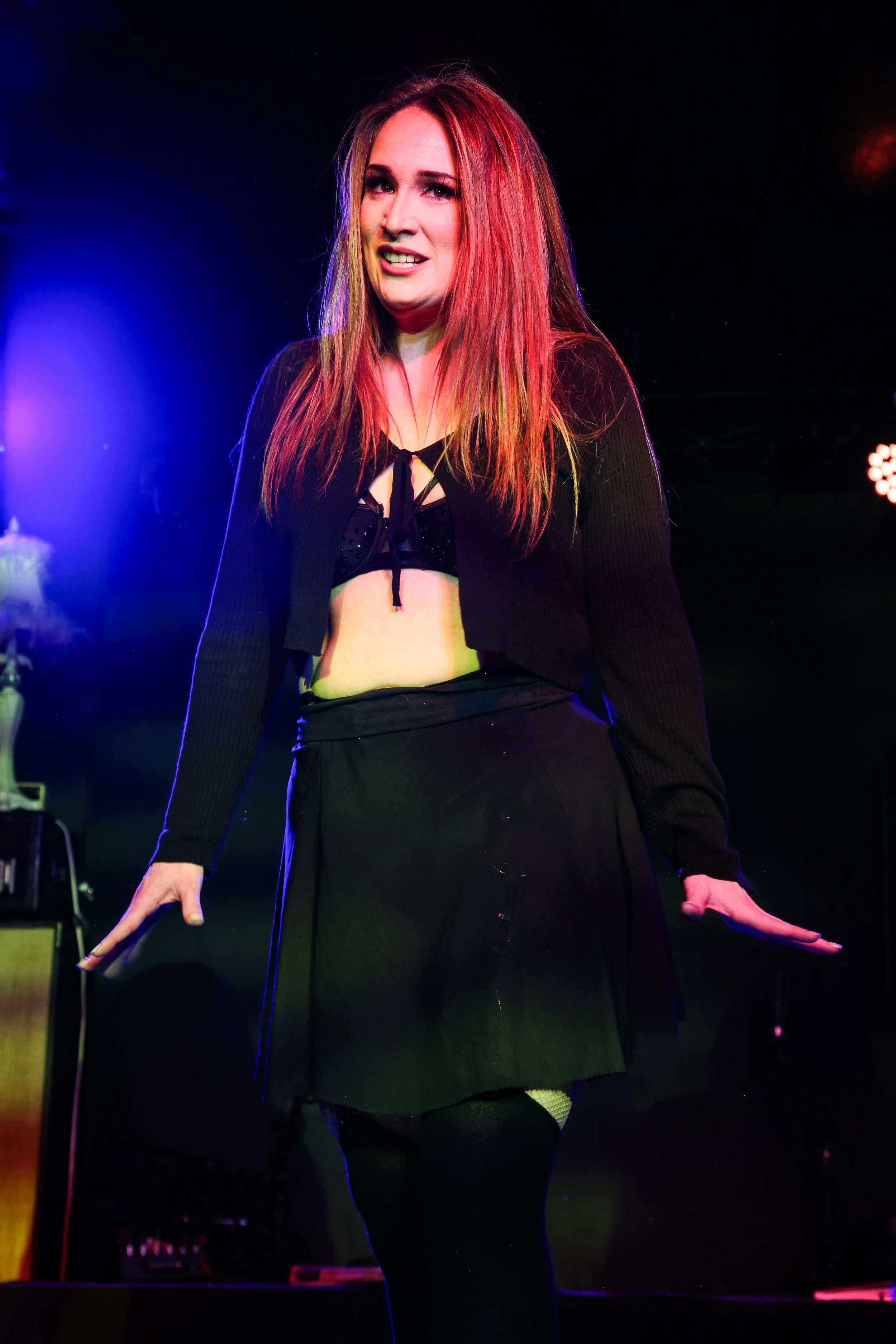 Emma Hunton performs as The New Girl in Craftlesque, a Cherrypoppins Burlesque Parody of the Craft