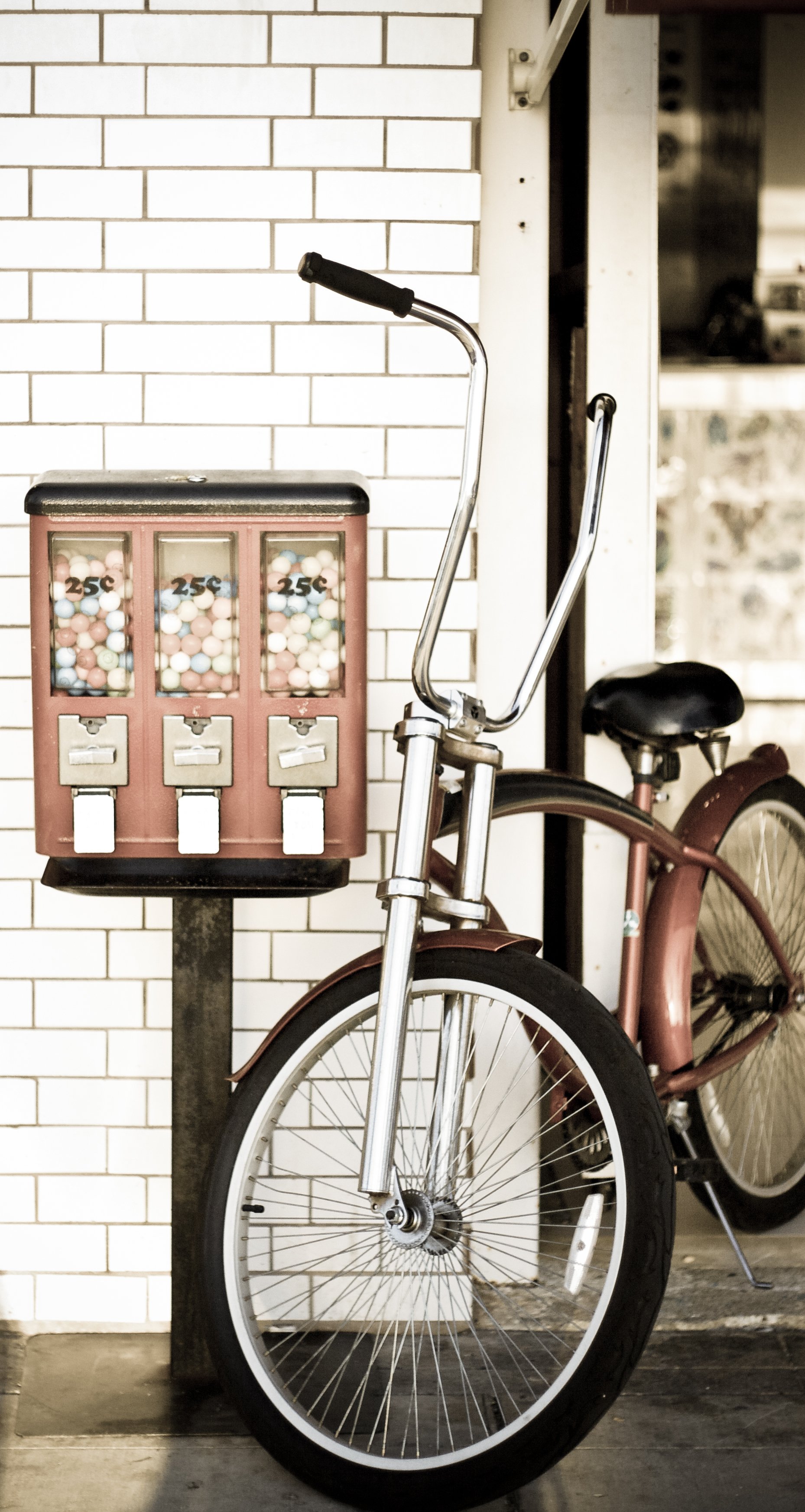 Bicycle ride to the candy shop