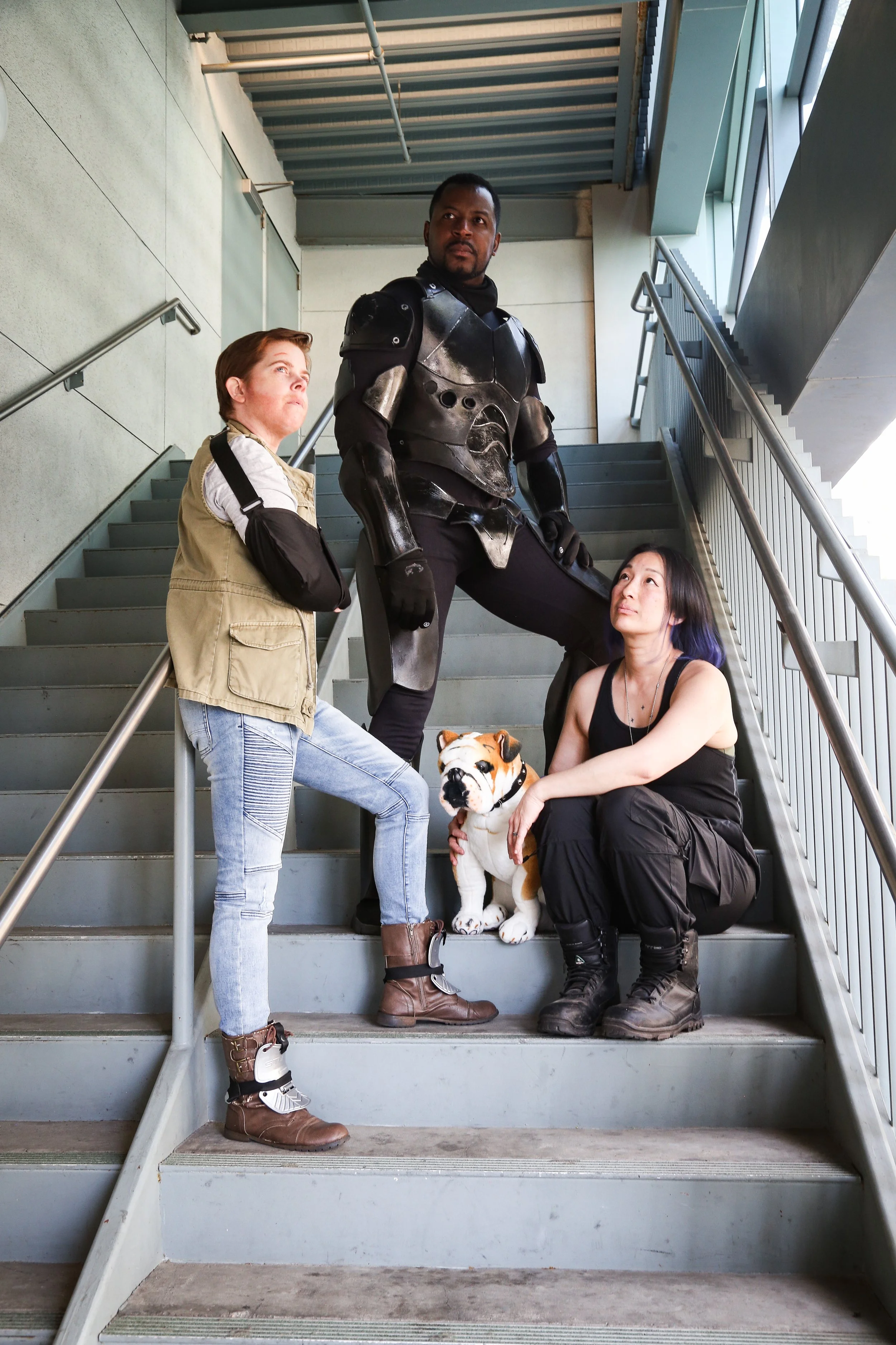 Jaeger up with Hercules Hansen, Stacker Pentecost and Mako Mori by Kal, Ugo, and Yvonne!