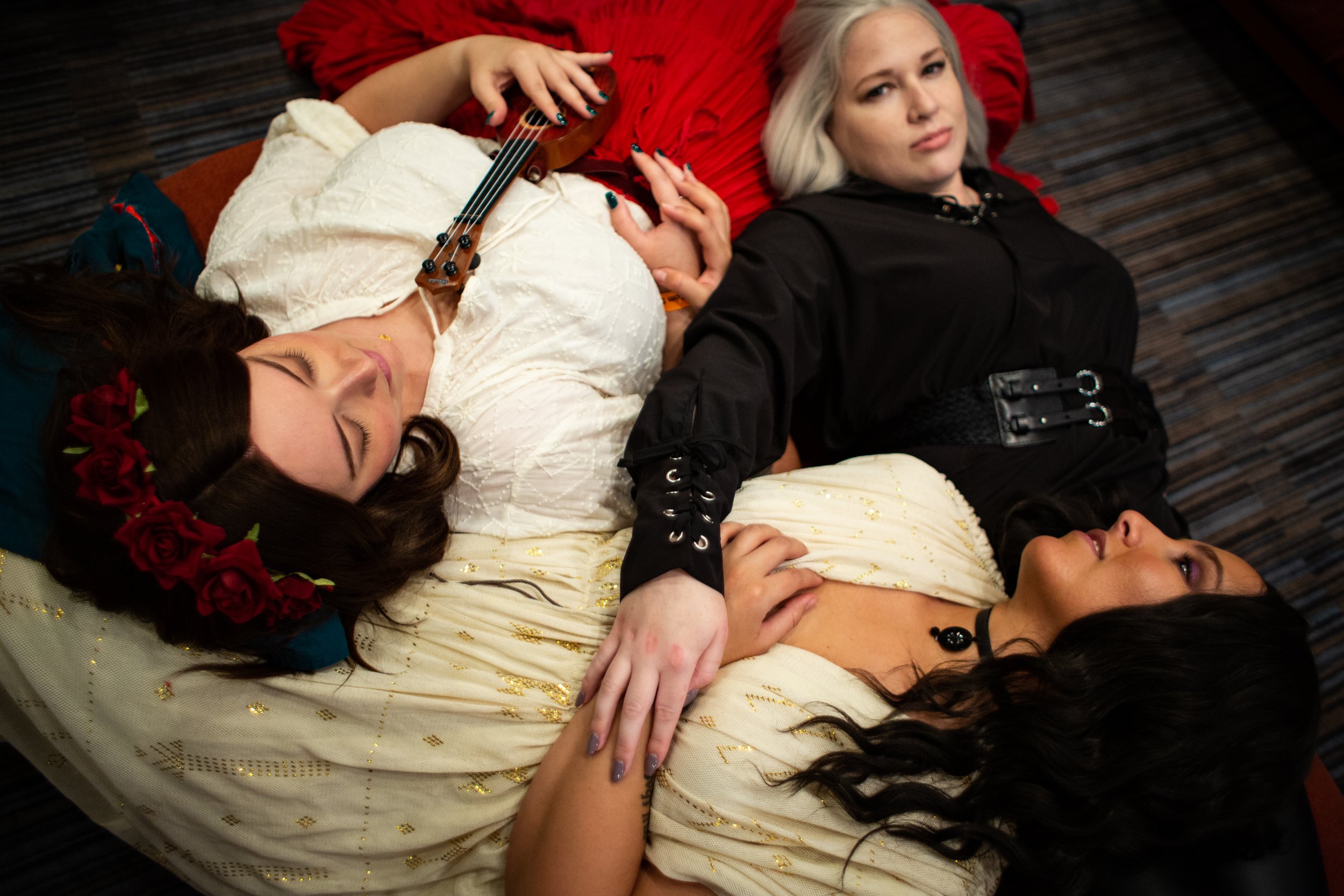 Jaskier, Yennefer, and Geralt take a much deserved break by Nina, LT, and K                                                                                                                                                                               