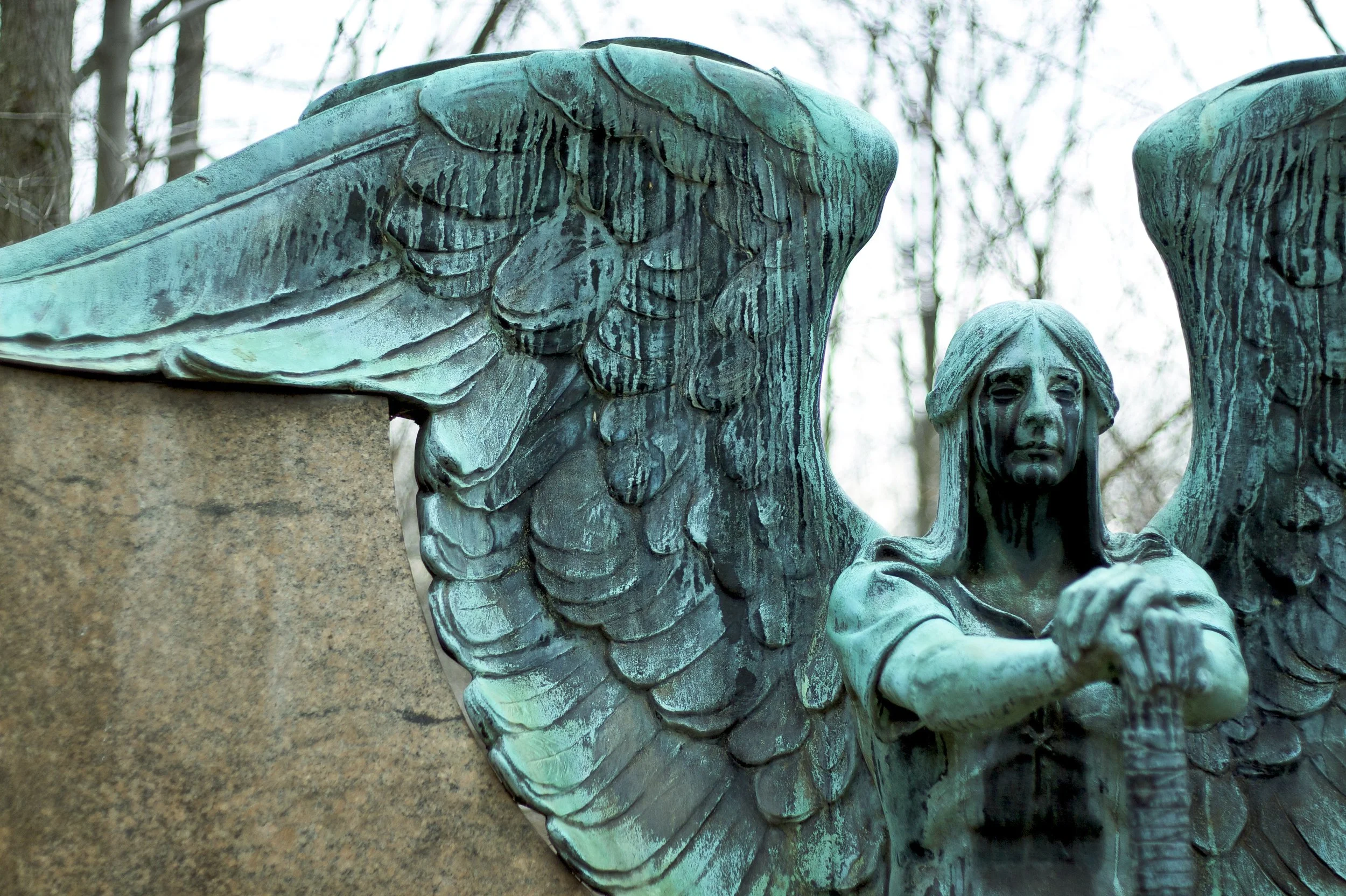 The Haserot Angel at Lakeview Cemetery, Cleveland, OH