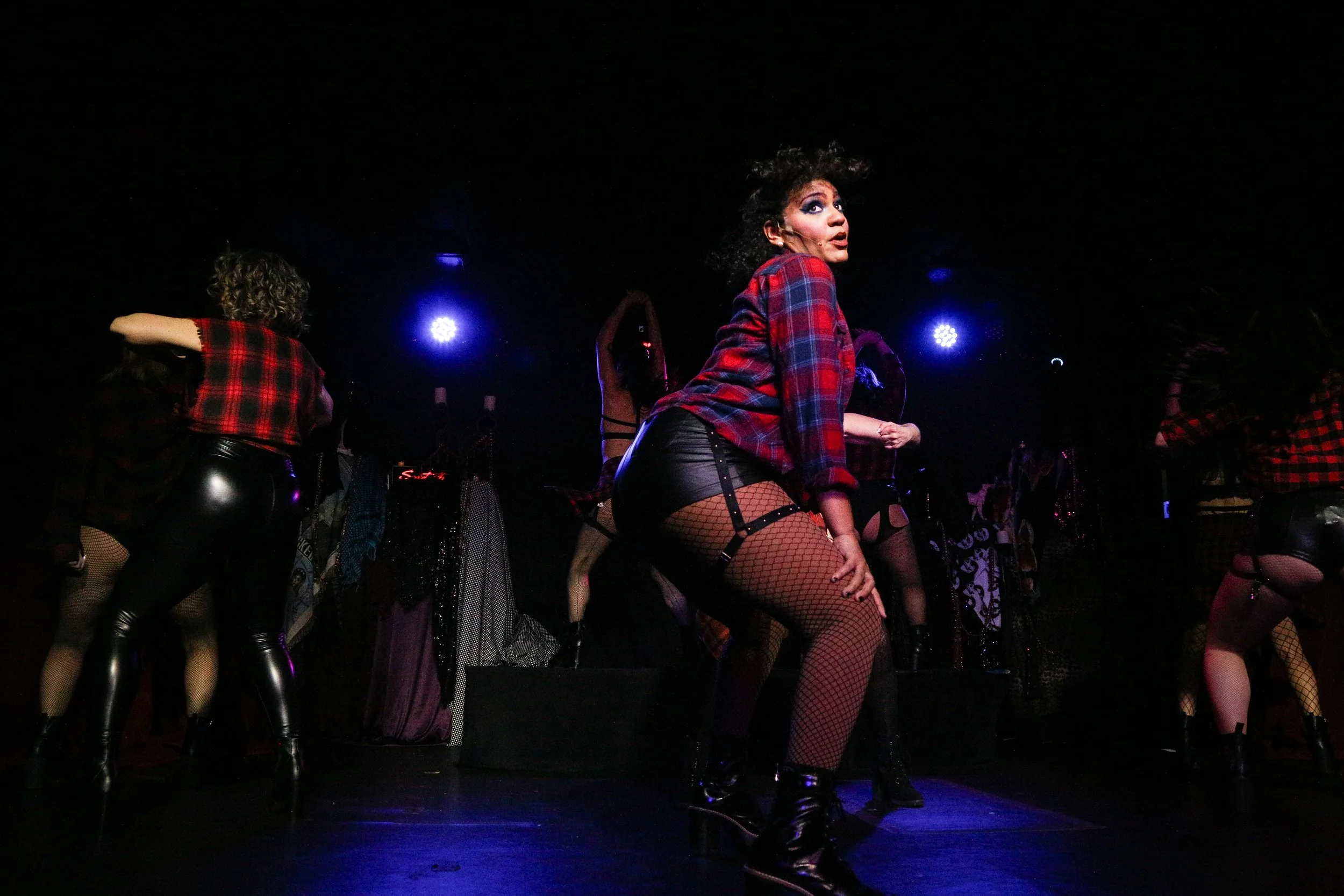 Janaya Mahealani Jones performs as Rachel in Craftlesque, a Cherrypoppins LA Burlesque Parody of The Craft