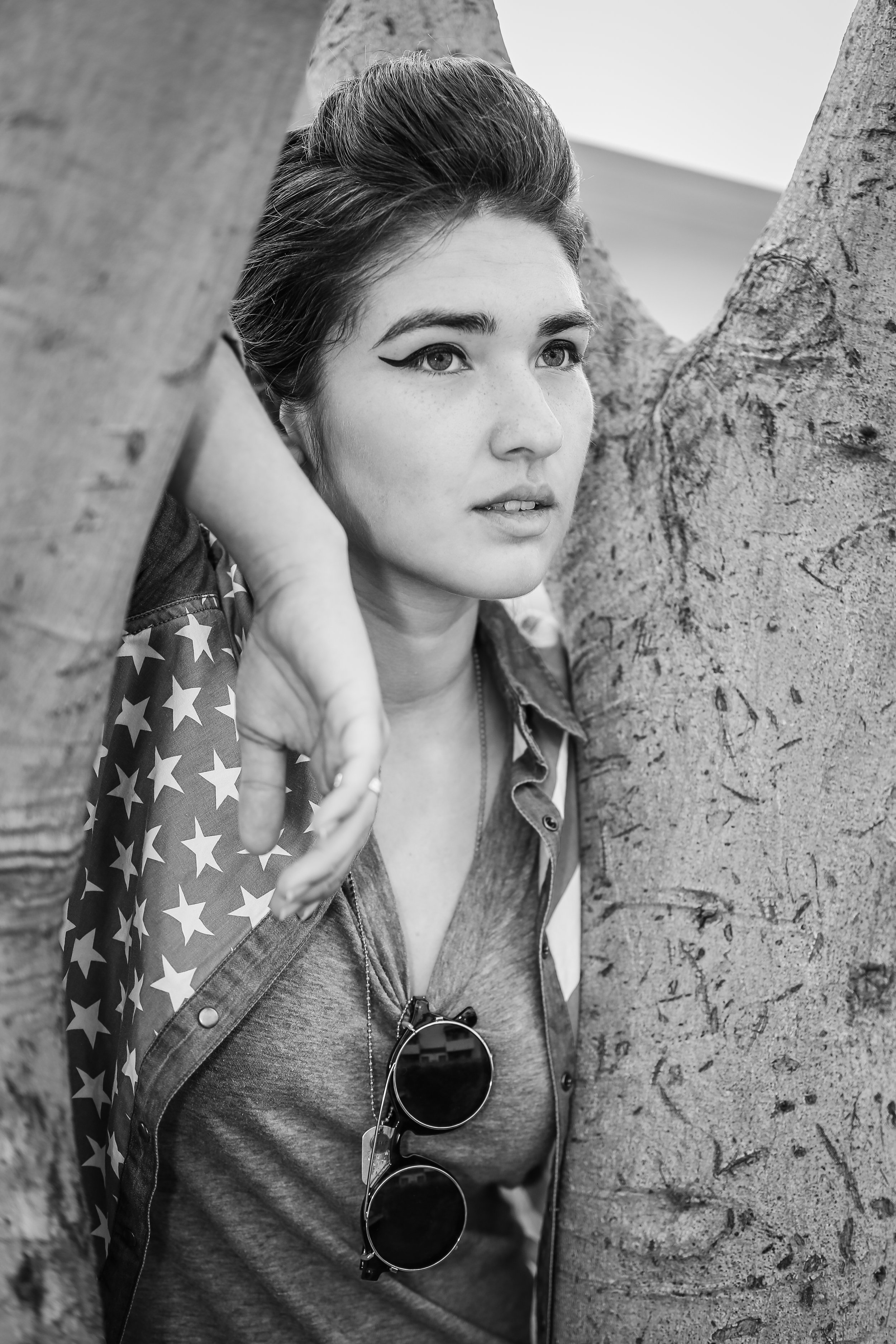 Pensive miss Brittany