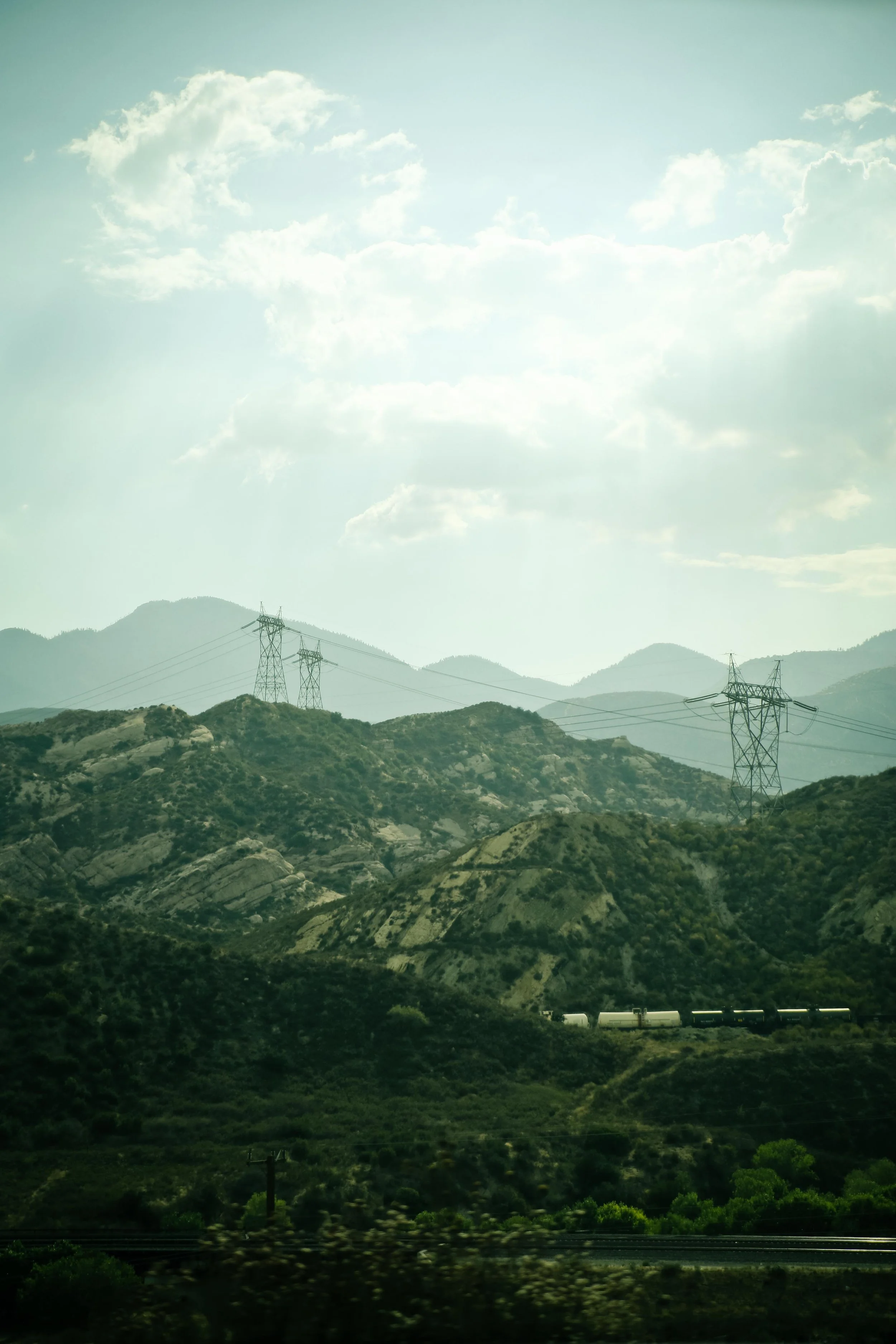 Central Valley California Misty Mountains