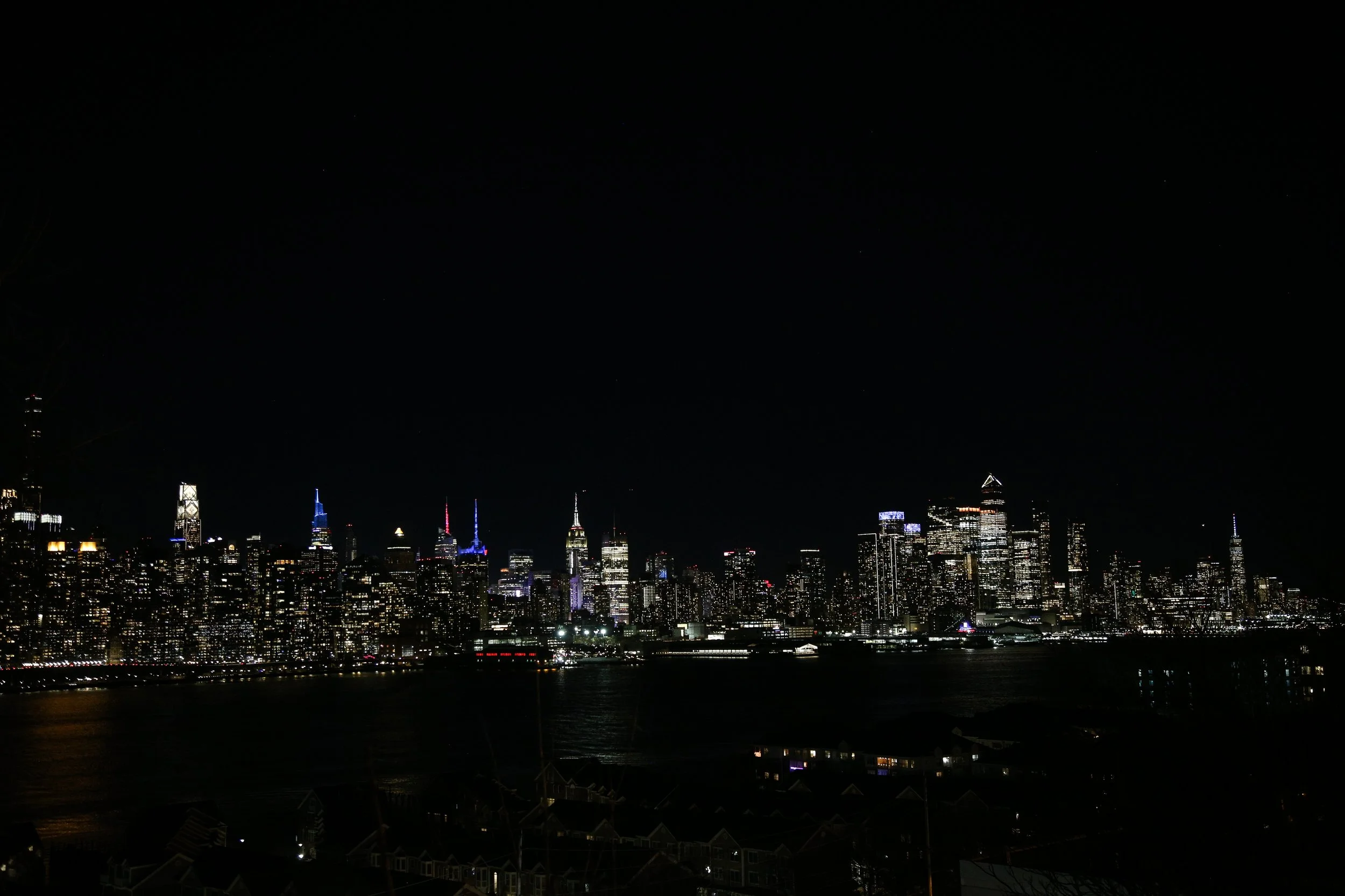 Nighttime Skyline, NYC, NY