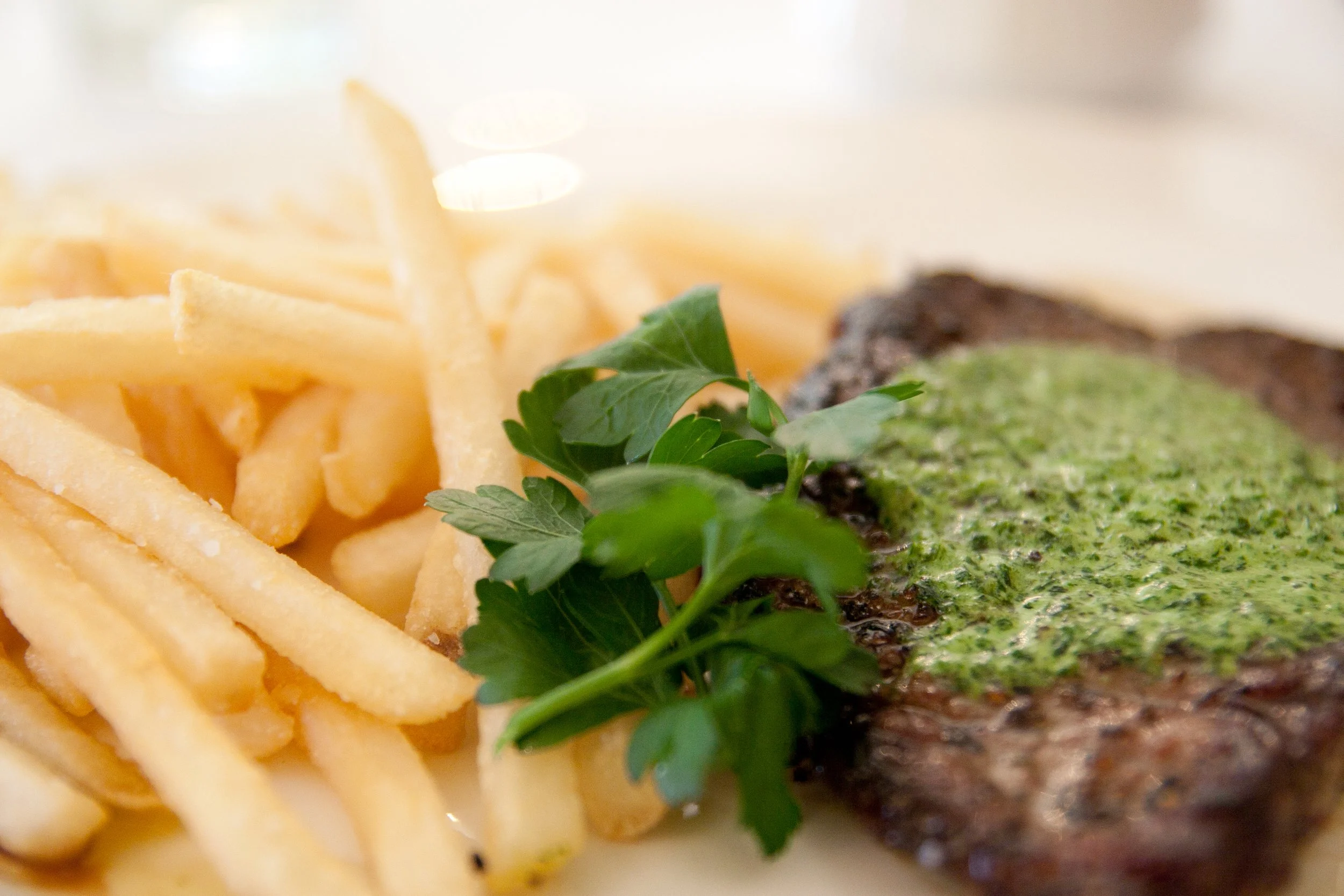 Steak Frites at Stella Mare in Santa Barbara, CA