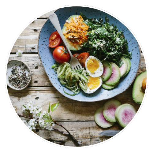 nourishing bowl of vegetables