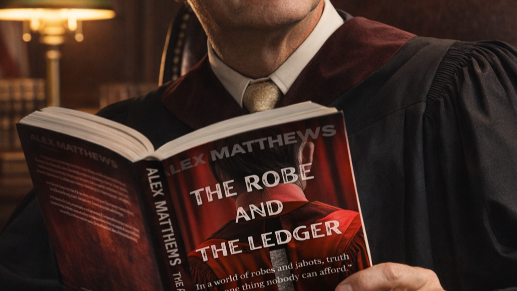 PAPERBACK, THE ROBE AND THE LEDGER, 687 PAGES