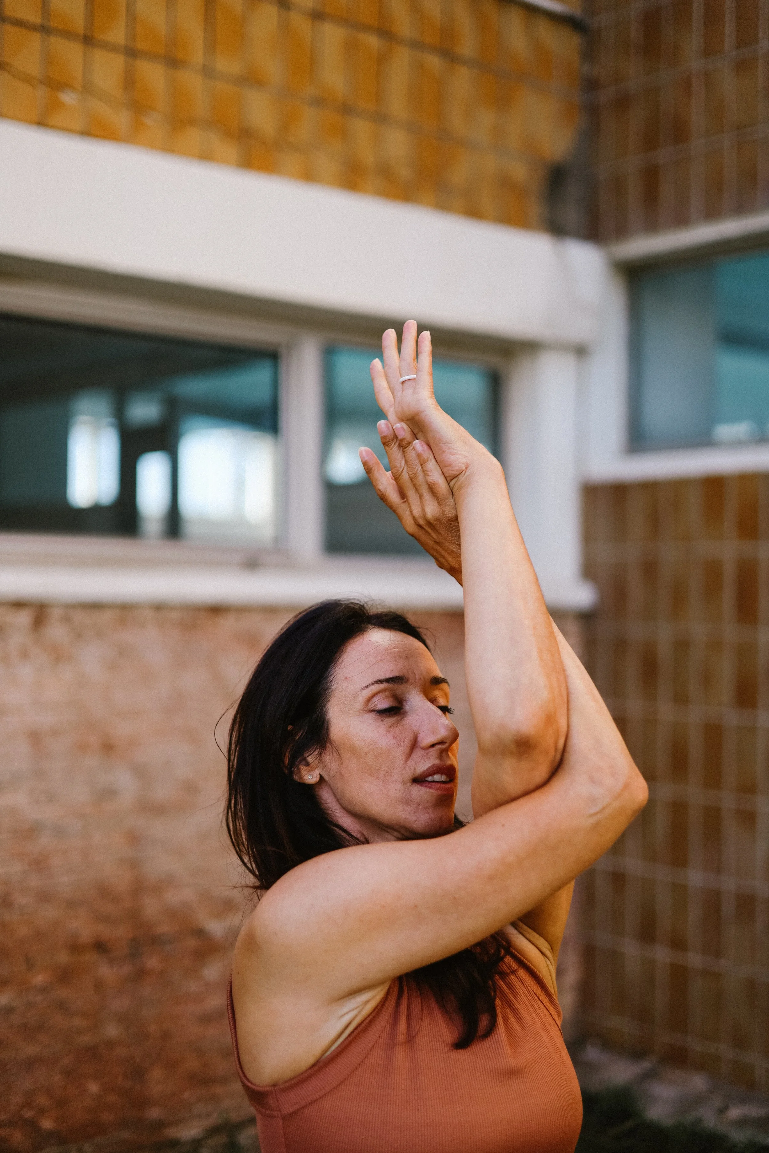 Marjorie Vandome, yoga teacher 
