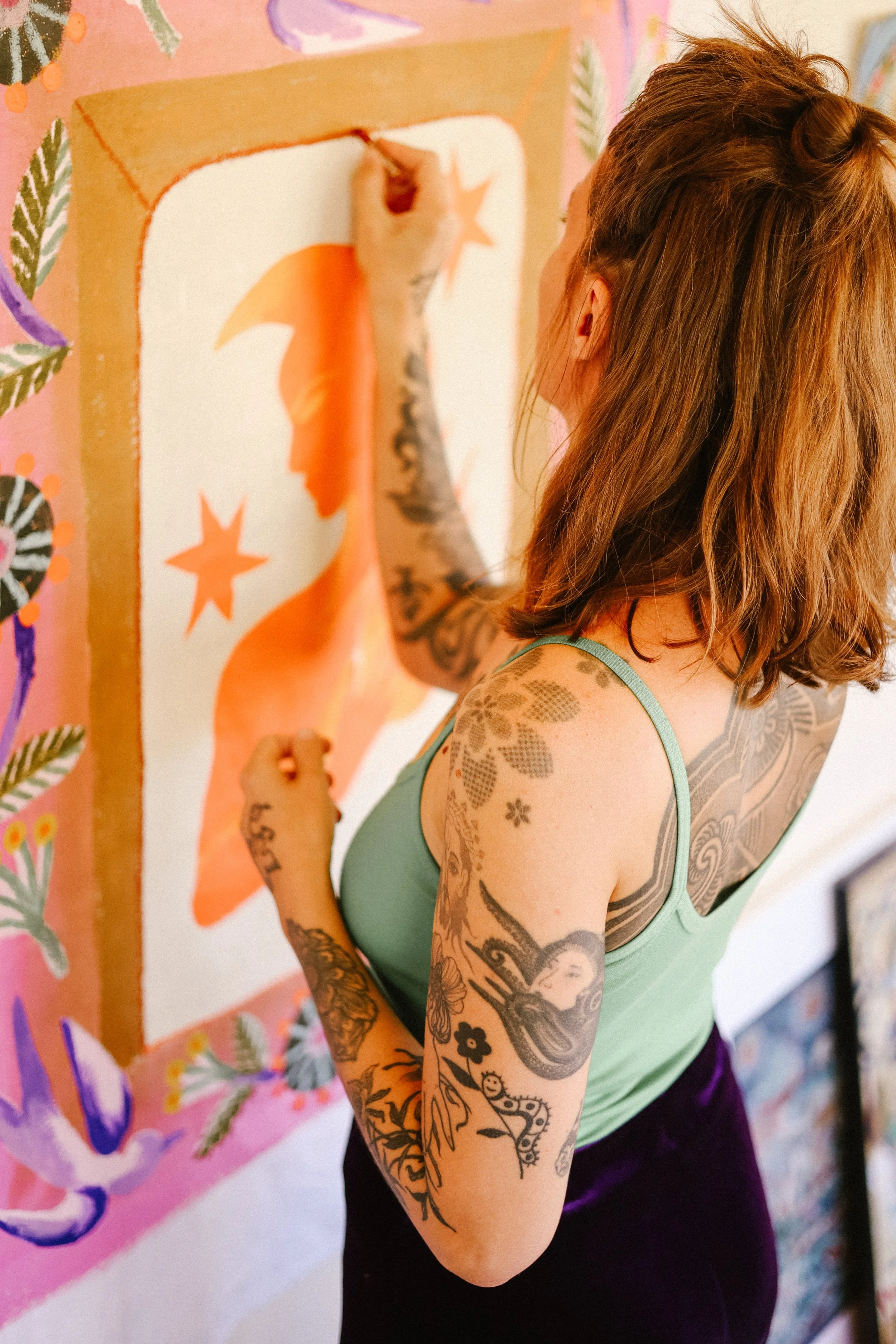 Eugénie Kasher, tatoo artist  