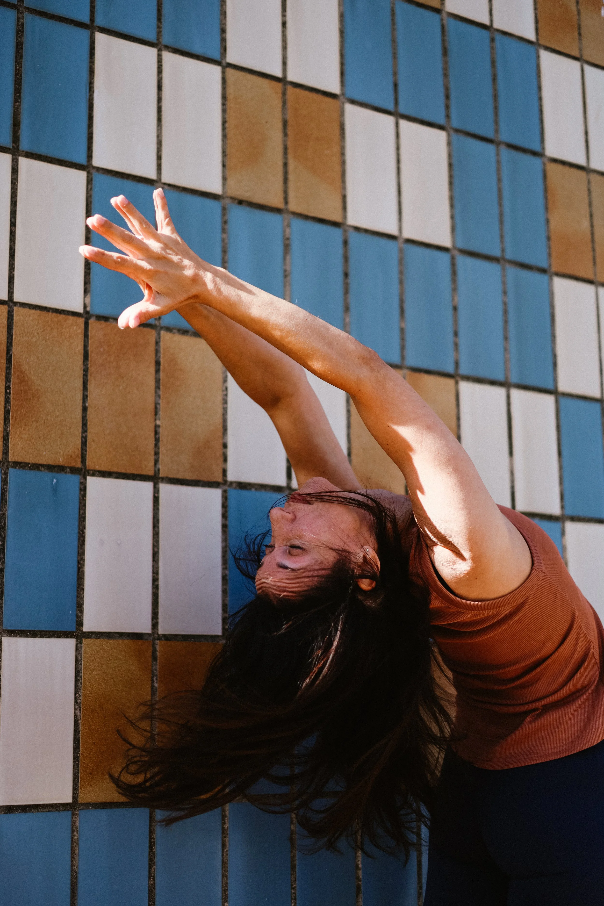 Marjorie Vandome, yoga teacher 
