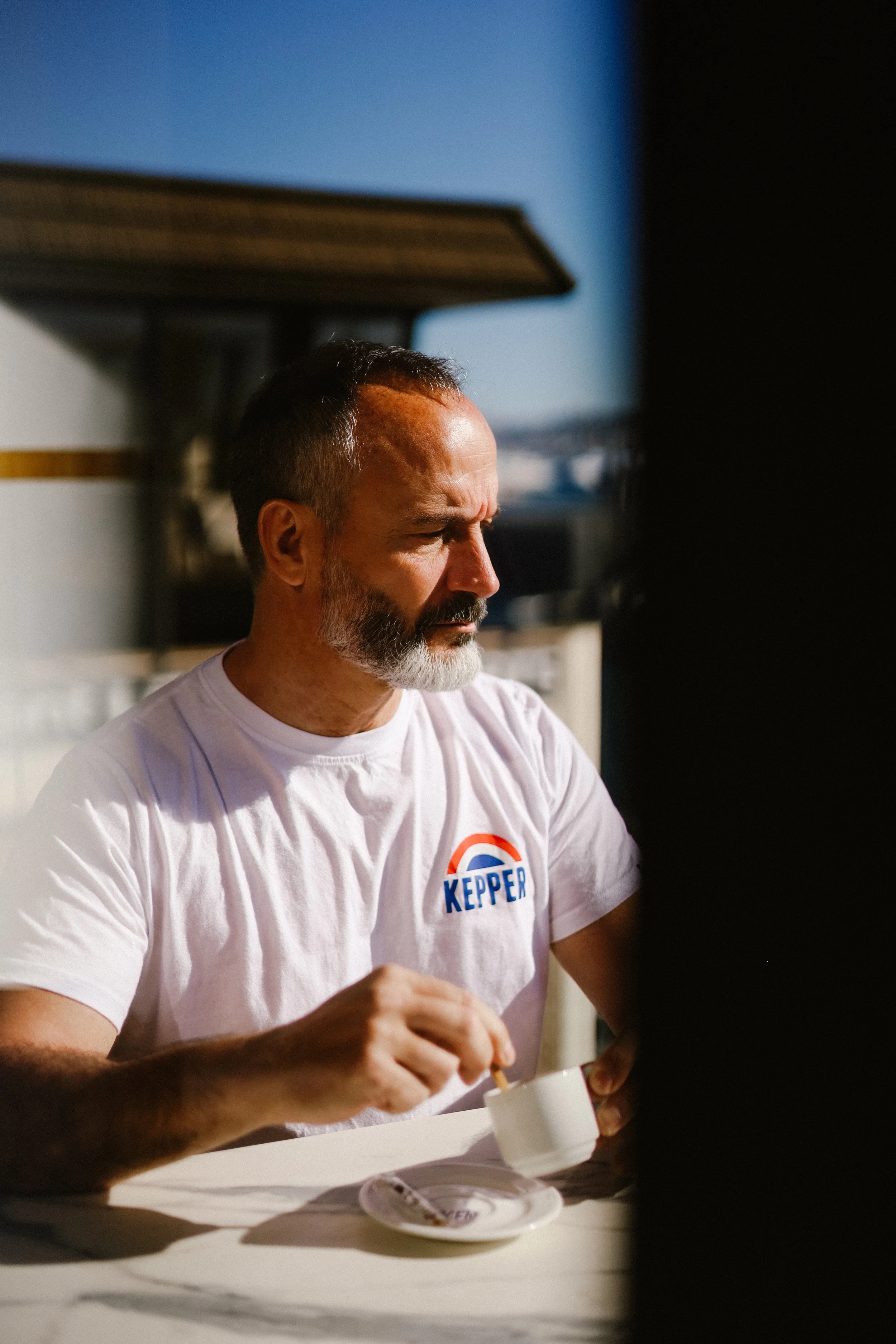 Eric di Meco pour la marque Kepper 1982