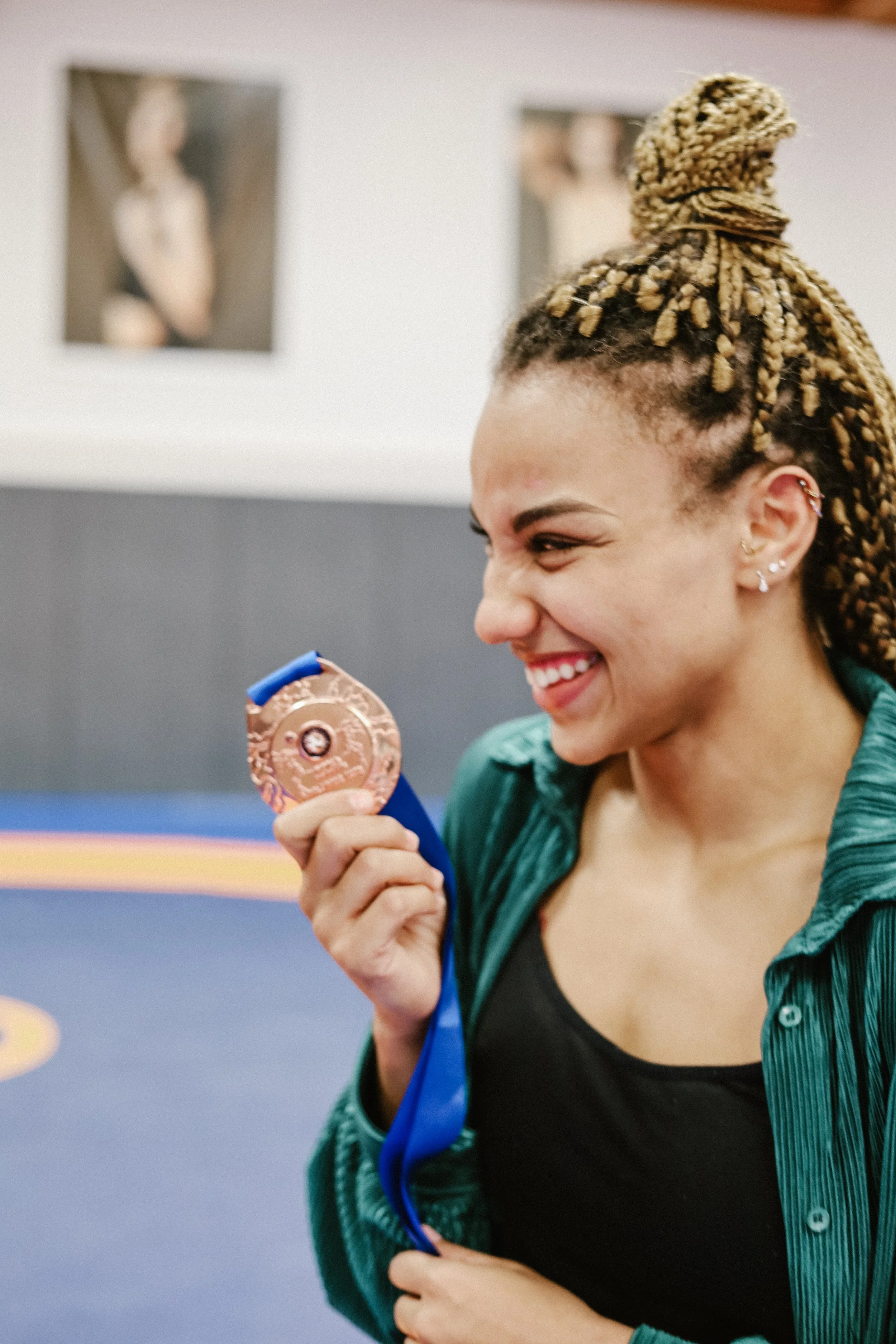 Koumba Larroque, lutteuse