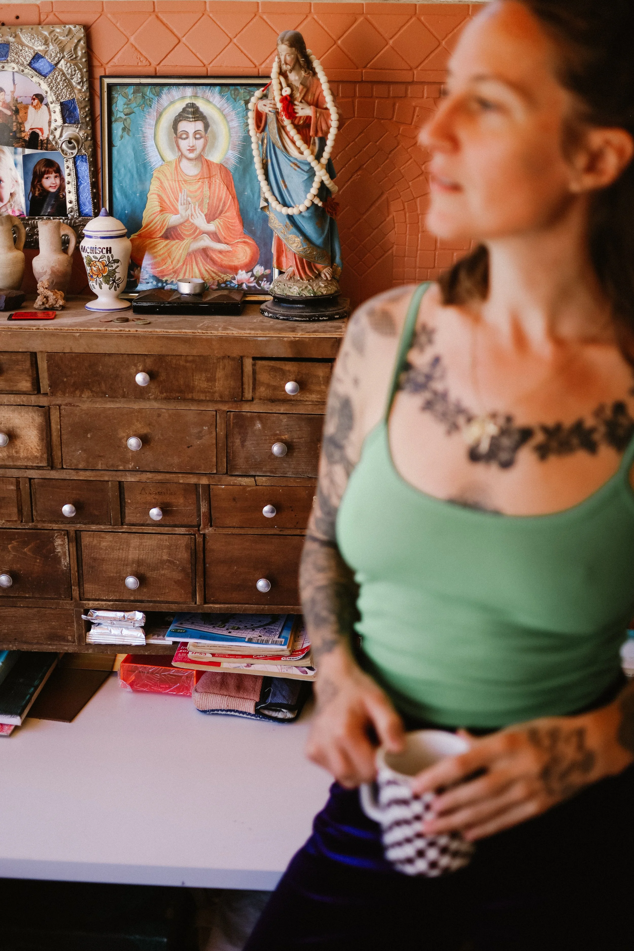 Eugénie Kasher, tatoo artist  