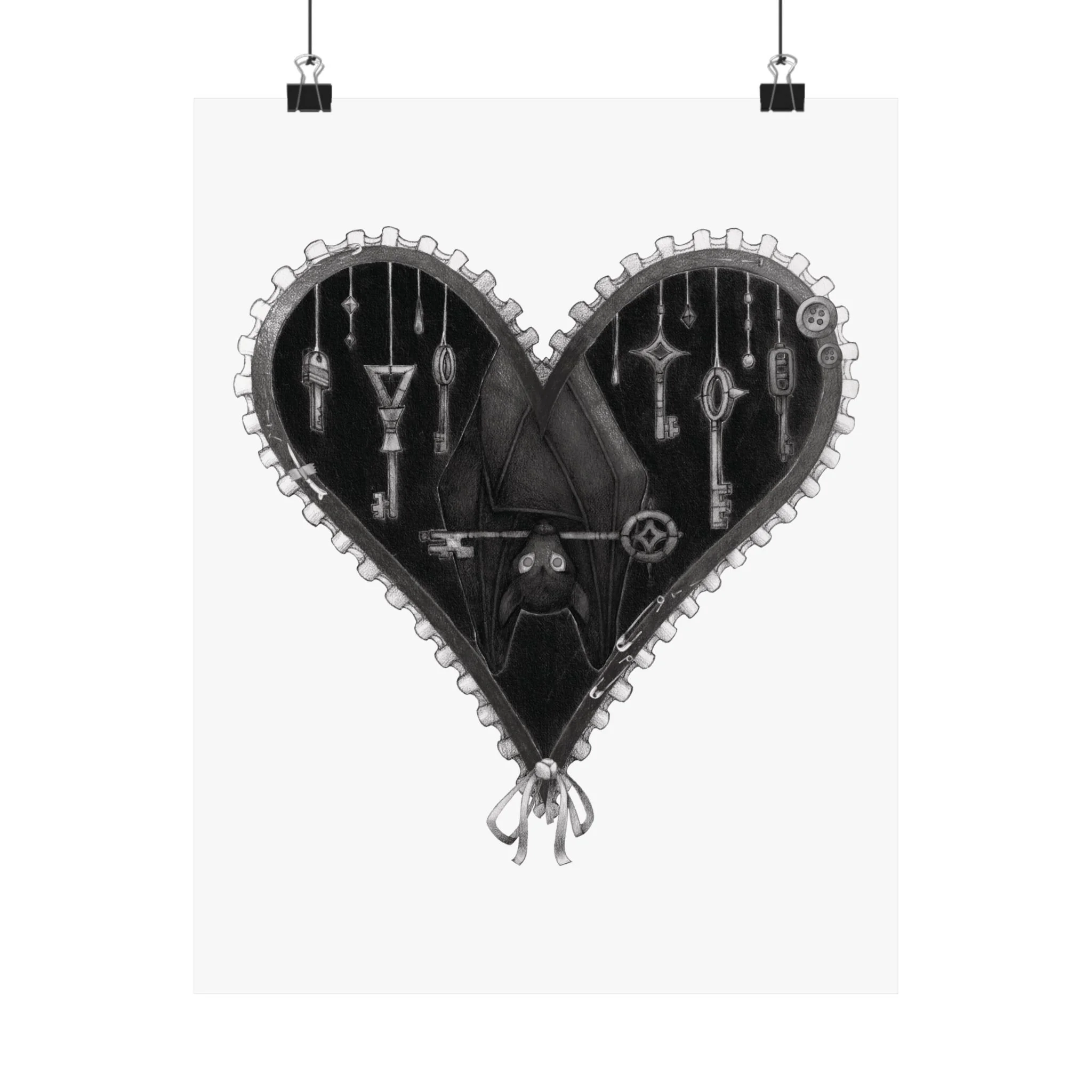 Grayscale ‘Charmed Apprentice’ Satin Print