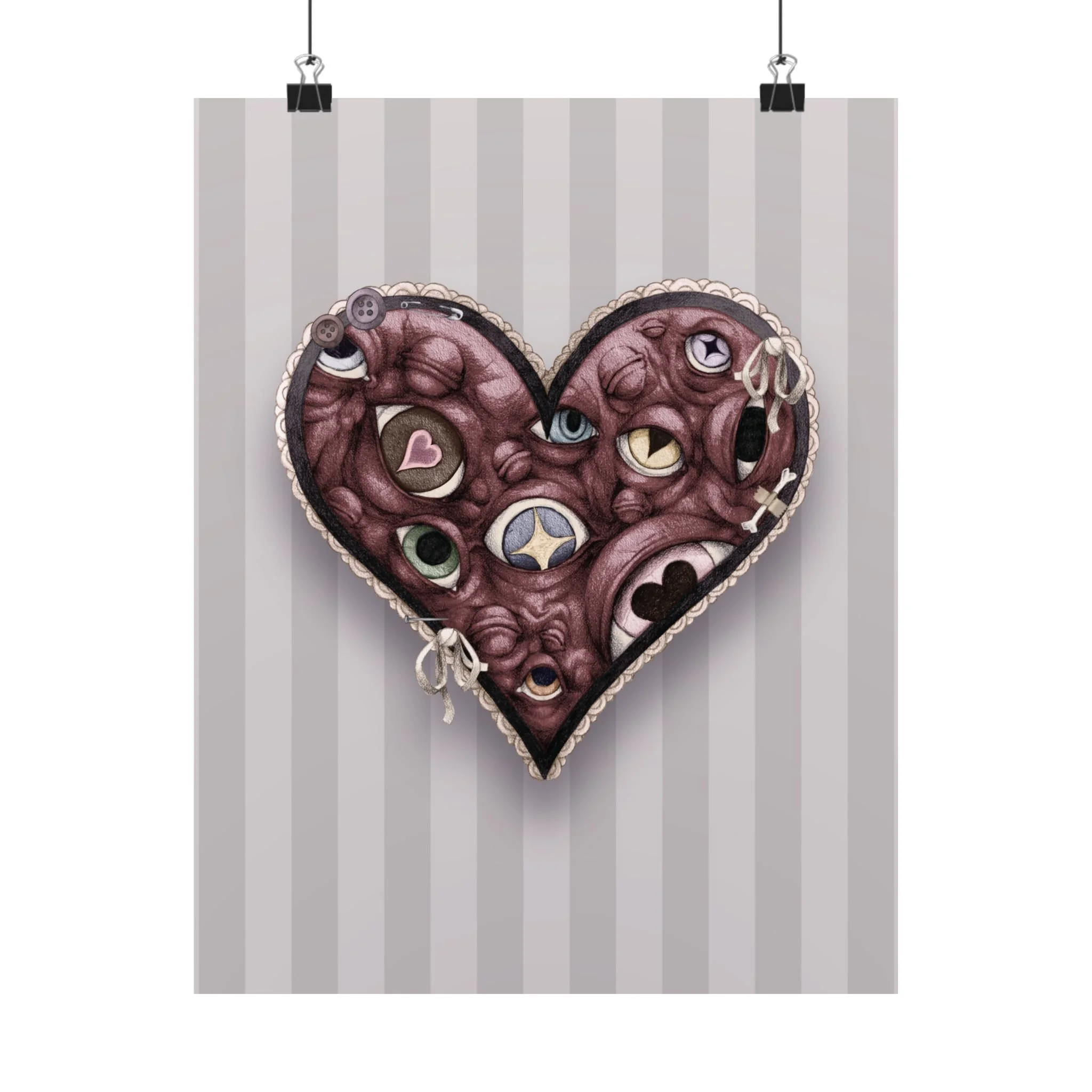 ‘Only Had Eyes For You’ Satin Print