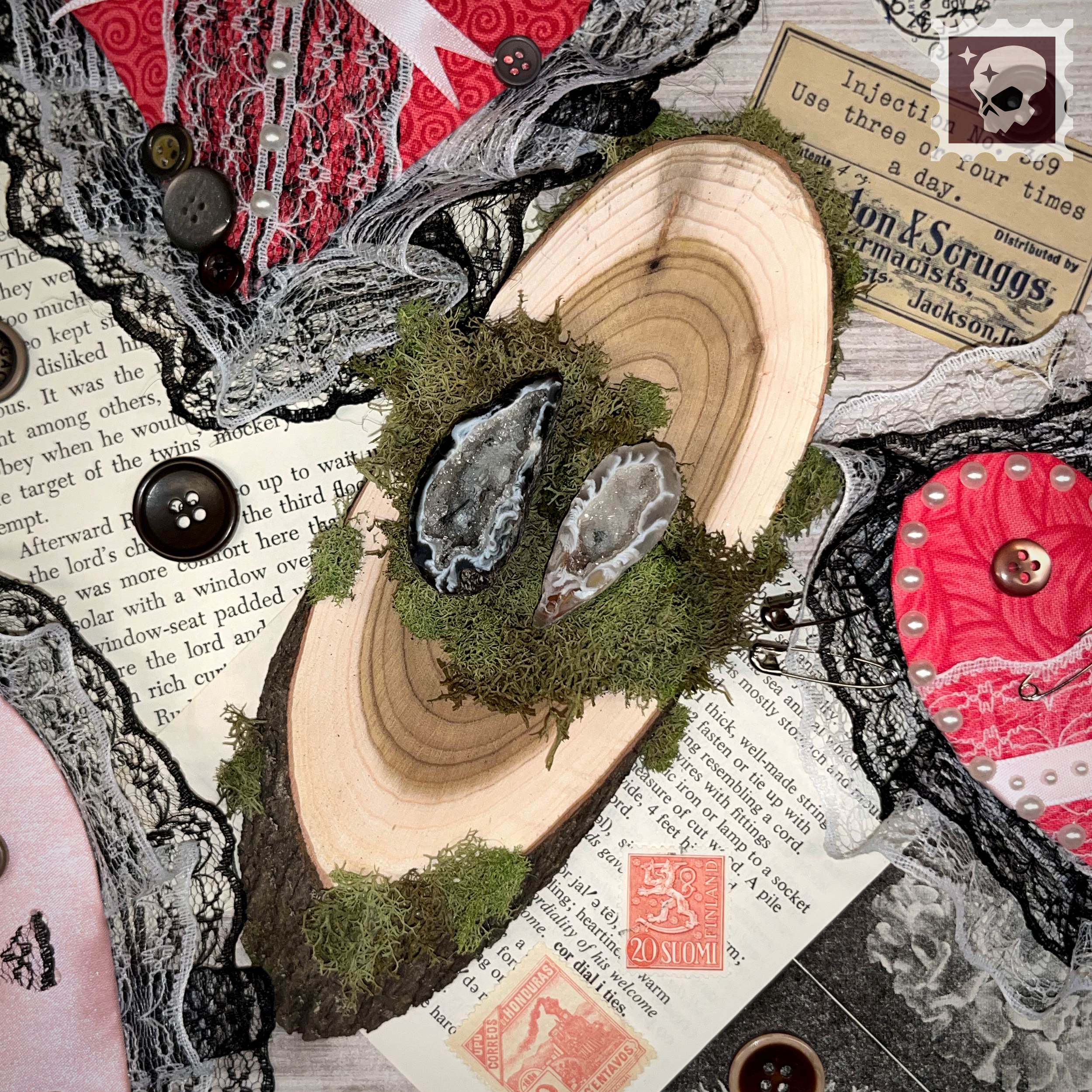 Agate Geodes Set (#2) (Mini)